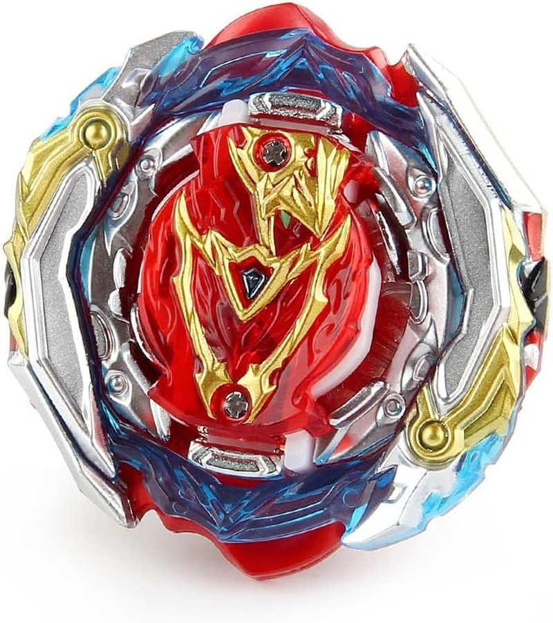 B-201 Zest Achilles + 1 Two-Way Launcher Battling Tops with Stickers Battling Burst Quadrive Pro Series Tops for 8-12 Kids Children Boys image number 2