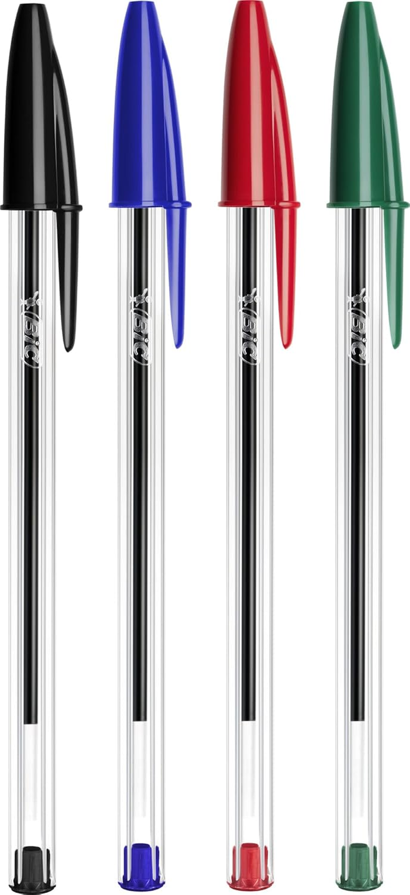 BIC Cristal Original Ballpoint Pens Medium Tip (1 Mm) &ndash; Black, Box of 10 image number 2
