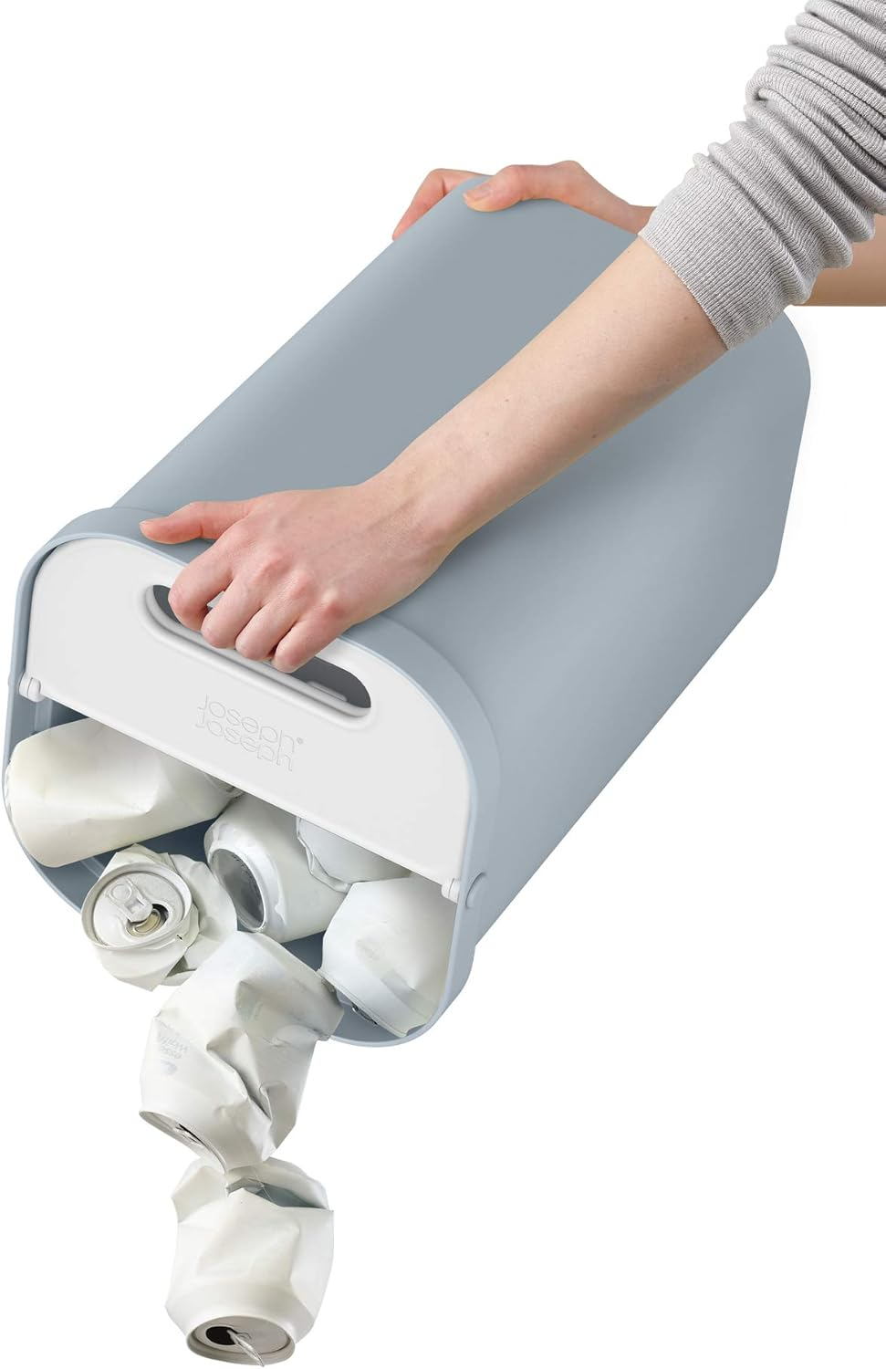 Joseph Joseph Gorecycle Dual Compartment 14-Litre Recycling Caddy, Blue, 30109 image number 4