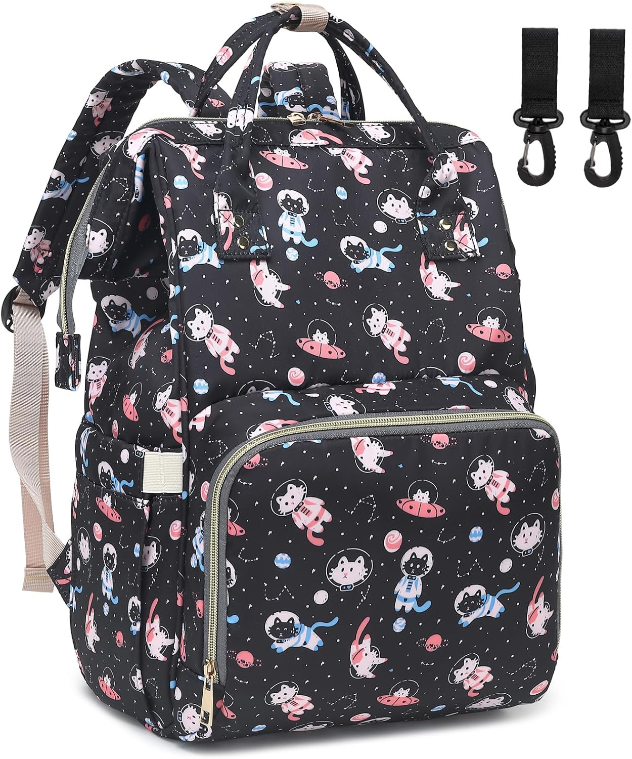 Baby Diaper Bag Backpack for Women, Large Capacity Waterproof Maternity Travel Nappy Backpacks with Stroller Straps