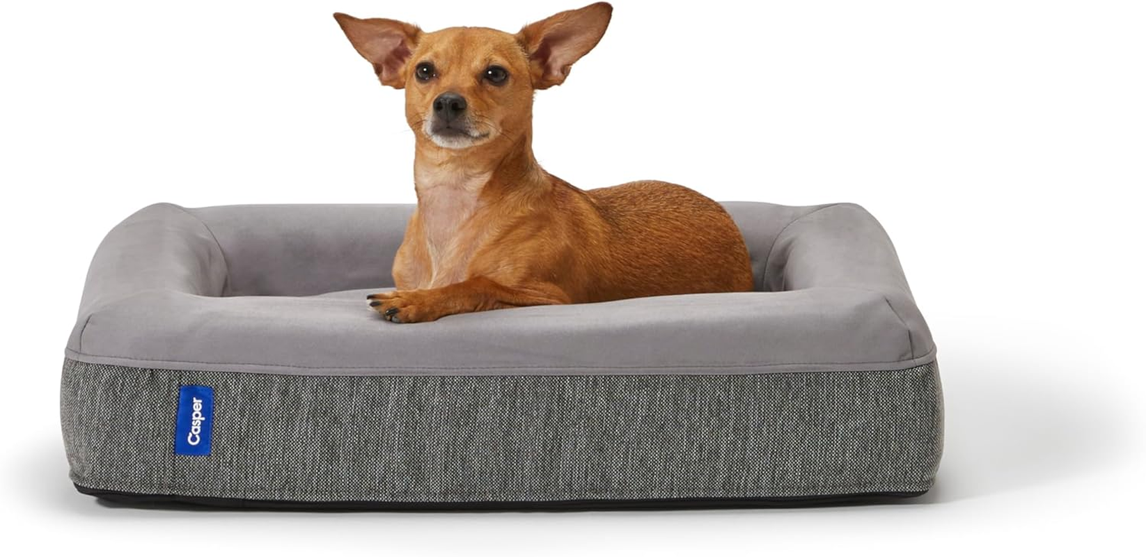 Casper Dog Bed, Plush Memory Foam, Medium, Sand