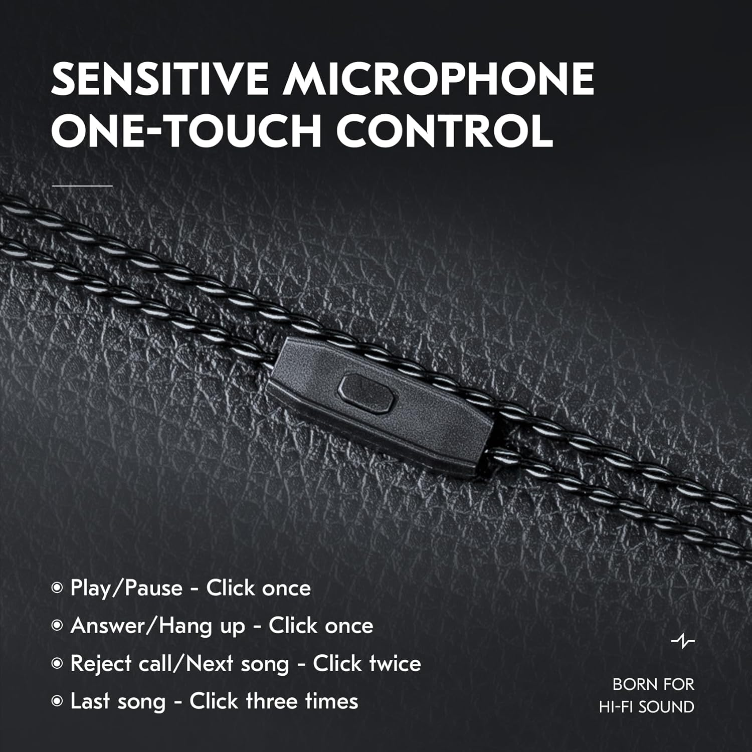 CCZ Melody Original IEM Cable with Mic, Replacement IEM Extension Cable, Upgraded in Ear Monitor Cable, Detachable Earphones Cable for Kbear Ks1, Ks2, Ccz Coffee Bean, Bc01 Pro Iems (With Microphone) image number 5