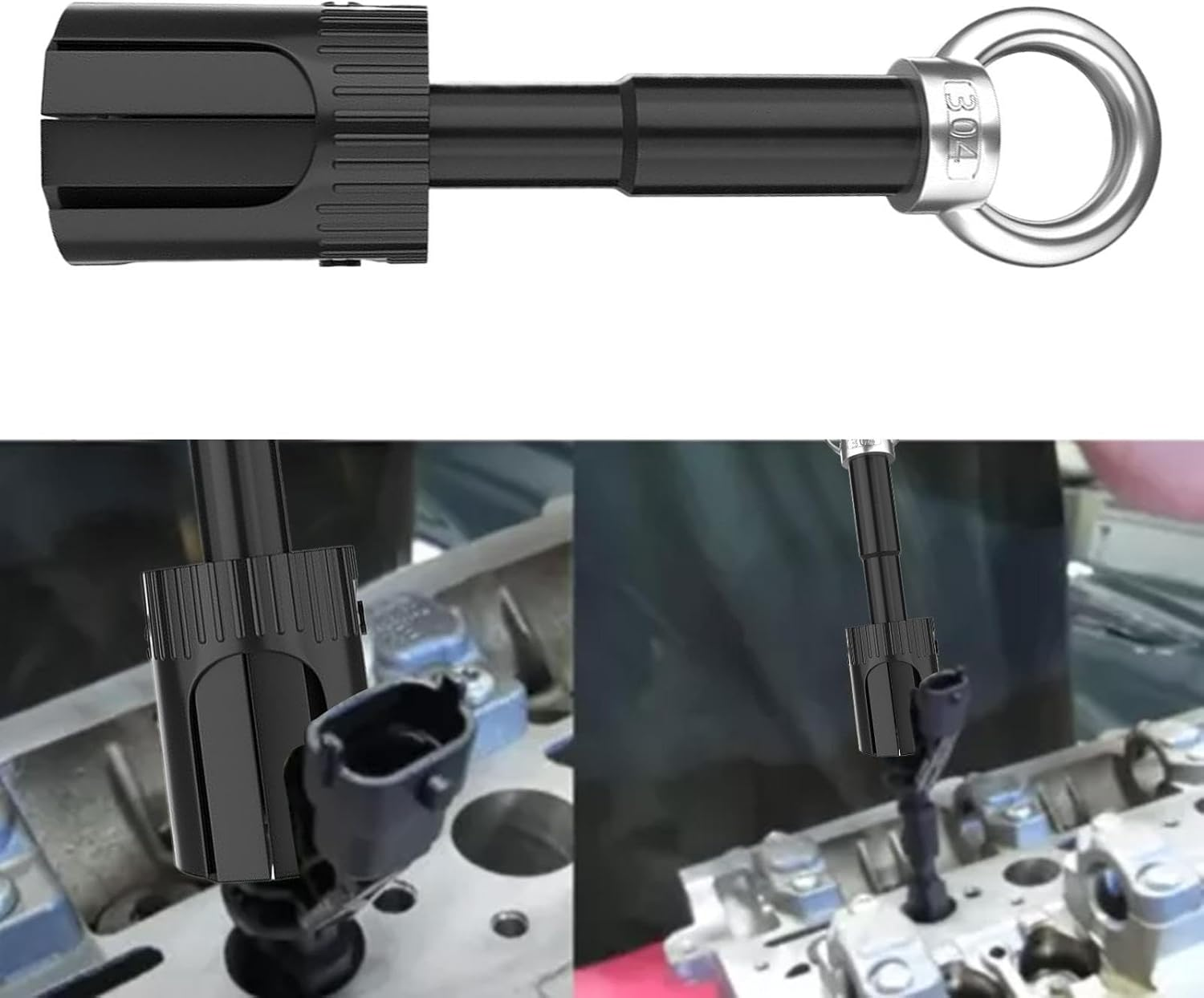 Oil Injector Puller Removal Tool Injector Removal and Installation Kit - Automotive Replacement Part for Engines and Stable, And image number 2