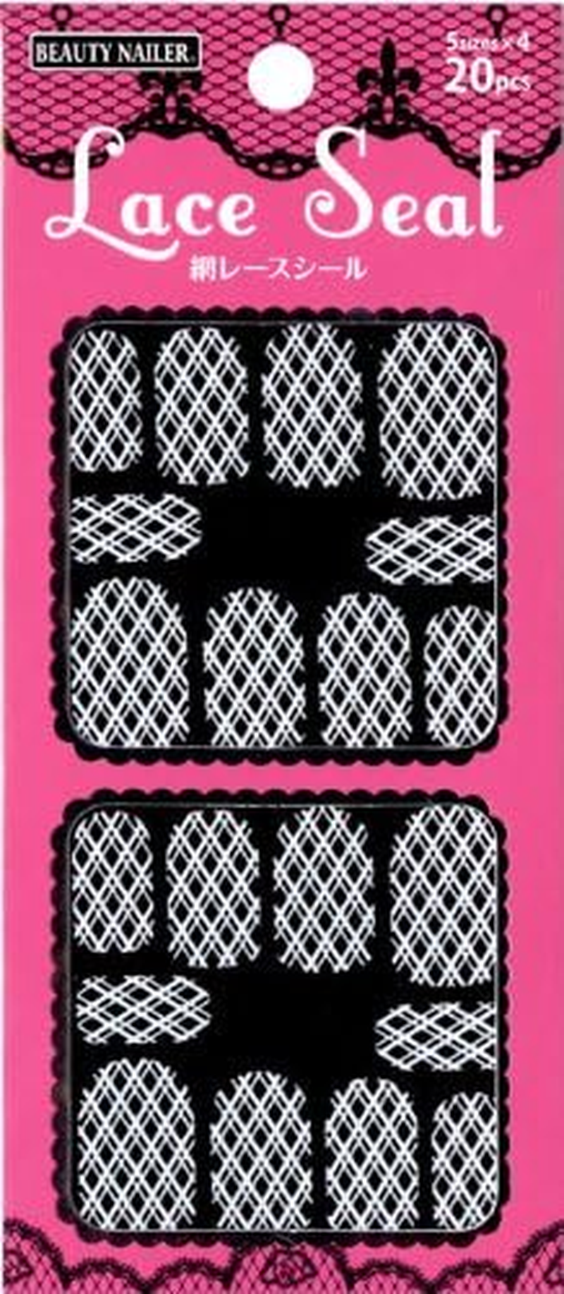 Beauty Nailer ALS-2 Nail Stickers, Net Lace Stickers, ALS-2 image number 1