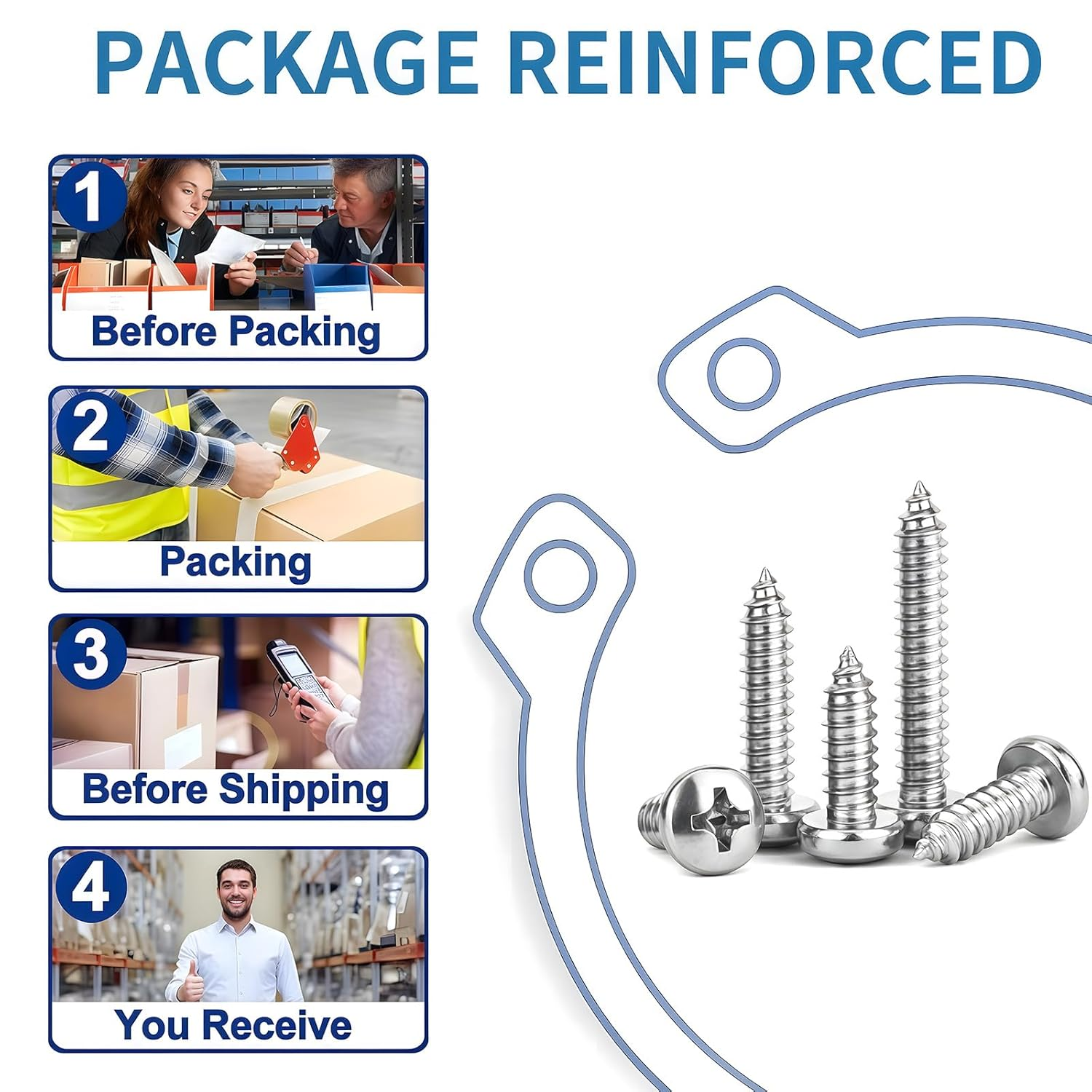 M3 Pan Head Self-Tapping Wood Screws,410Pcs Silver Wood Screw,Round Head Self Tapper Metal Fasteners,Mini 304 Stainless Steel Electronic Screws Coarse Threaded Sharp Point Fastener image number 2