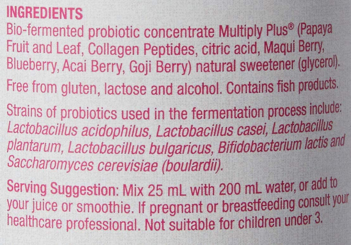 Henry Blooms Bio-Fermented Probiotic Marine Collagen with Maqui, Acai,Goji and Blueberry Concentrate, 500Ml image number 1