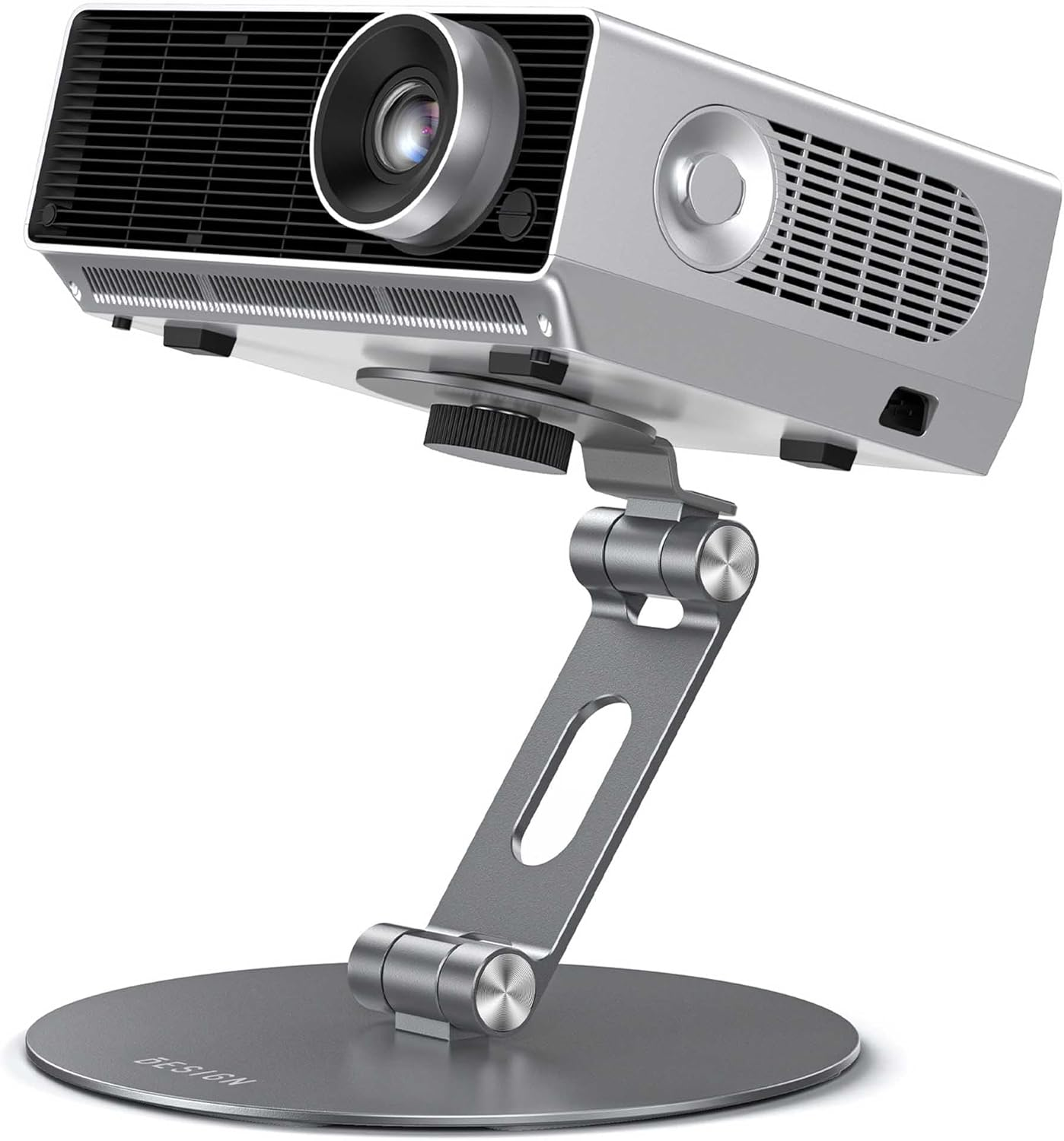 BESIGN PS01 Projector Foldable Mount Stand, Angle Adjustable Projector Stand with 1/4 Inch Mounting Screw image number 2