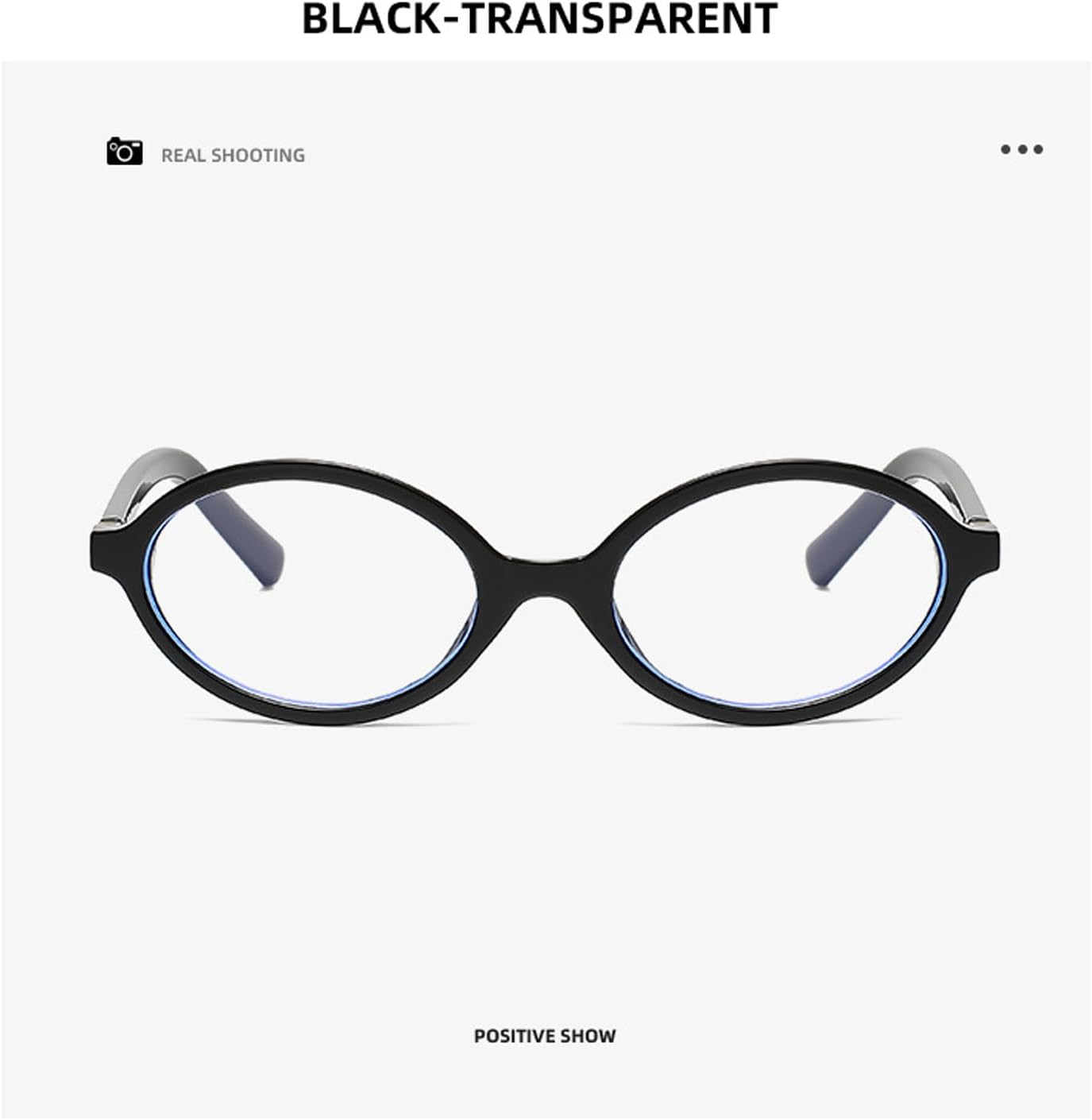 Onrtry Retro Oval Glasses for Women Men Fake Nerd Glasses round Non- Computer Eyeglasses - A2 Tortoise image number 3