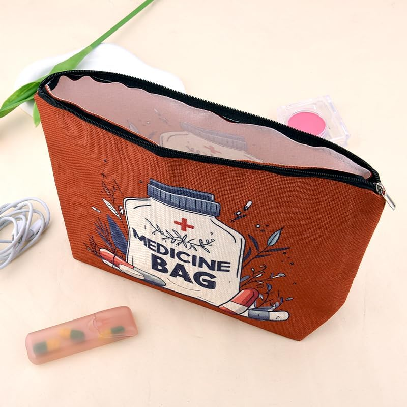 Medical Bag Organizer Pouches Nurse Practitioner Gifts Bag Drug Pill Organizer Physician Assistant Pharmacy Student Patients Travel Makeup Bag Doctor of Nursing Practice Graduation Gifts Pouch Bags
