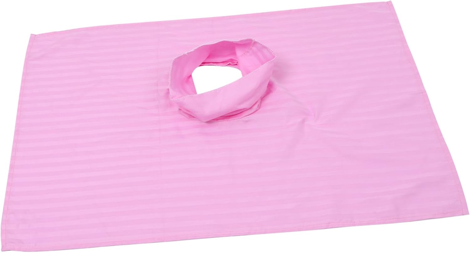 Ciieeo 3Pcs Massage Table Towel Massage Table Paper Towels Pillow Cushion Pillow Covers Portable Massage Table Bolster Pillow Cover Massage Face Pad Soft Hole Towel Satin Cloth Purple