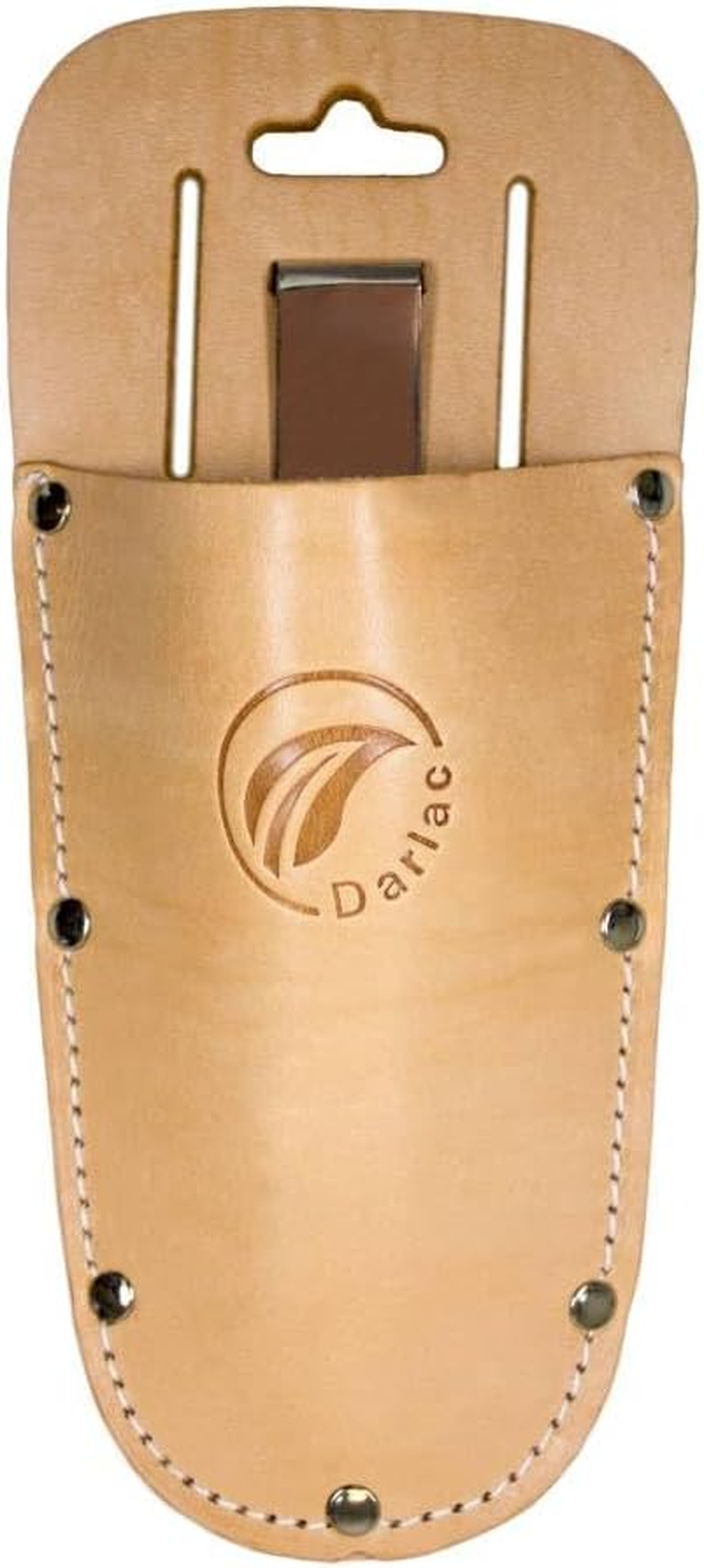 Darlac Tools Expert Leather Holster Pouch for Pruners & Secateurs - Fits onto Your Belt or Clip to Your Waistband image number 2