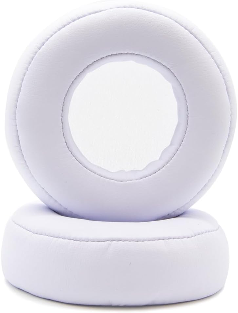 Ear Pads Replacement for Monster Beats by Dr. Dre Pro Detox Headphone by MMOBIEL - Memory Foam and Protein PU Ear Pad Cups Cover Cushions - Earpads Replacement &ndash; White image number 1