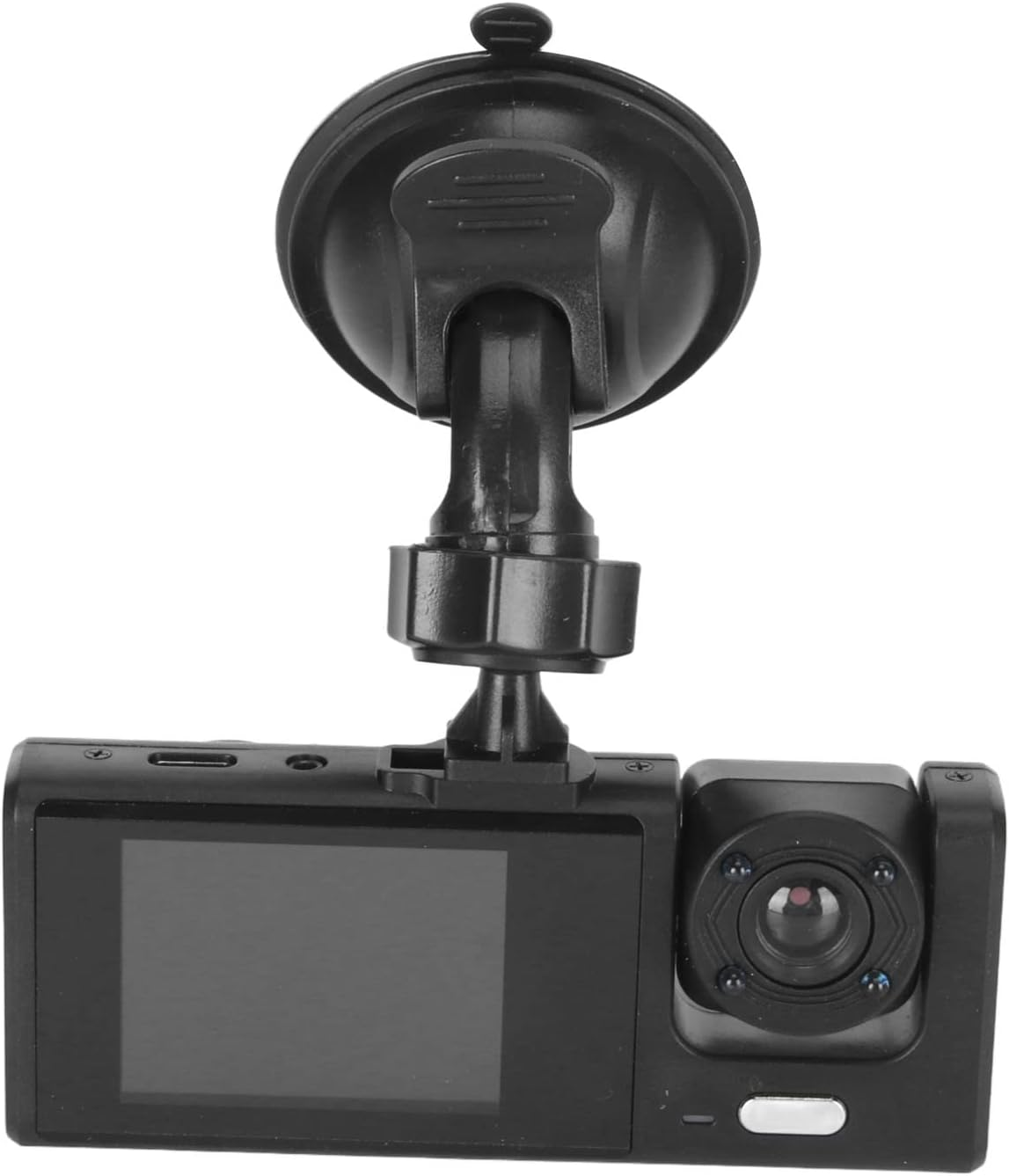 3 Channel Dash Cam Front and Rear Inside, 2In LCD Screen Full HD Dash Cam, 170 Degree Angle Three Lens Car Camera, Night Vision, Automatic Switch, Loop Recording, Motion Detection image number 5