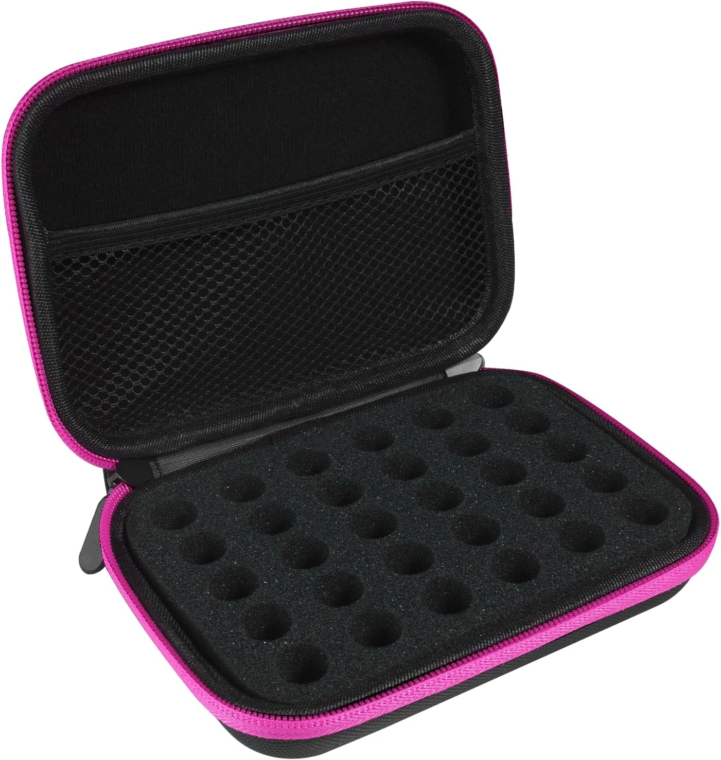 ZORETCO Essential Oil Storage Holder Organizer Carrying Case, Essential Oils Box Holds 30 Bottles 1Ml- 3Ml Bottle Travel Storage Organizer Bag for Doterra & Young Living (Box Only) image number 2