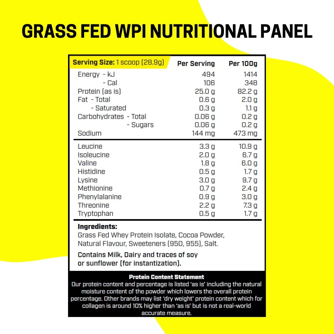 CYBORG SPORT - GRASS FED WPI Choc-Honeycomb 2Kg: 100% Whey Protein Isolate - Vegetarian - Gum Free - All Natural Colours & Flavours - King of Proteins - Essential Amino Acids - Keto Friendly image number 5
