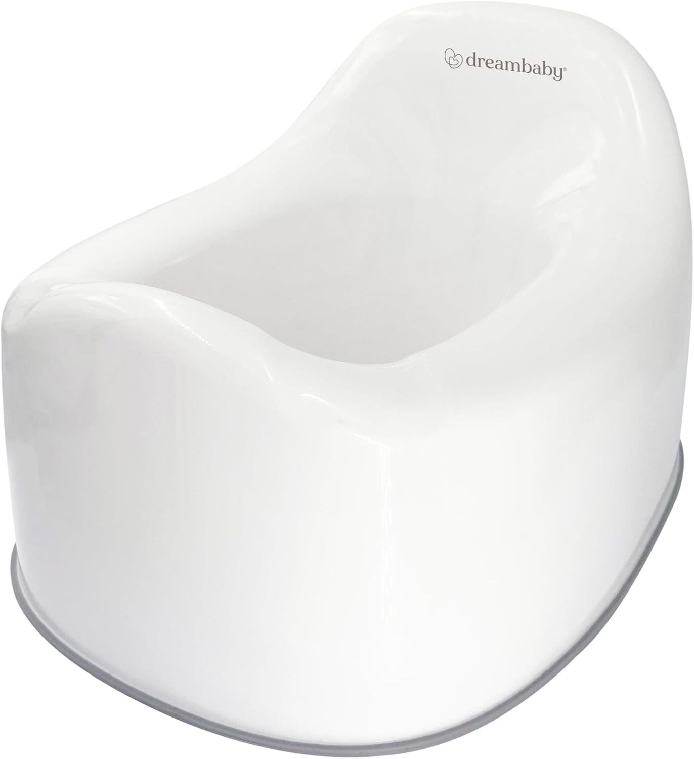 Dreambaby My First Stage Potty, anti Slip Potty, Compact and Lightweight, anti Splash Guard, 18 Months to Maximum 25Kg - Bright White/Grey image number 2