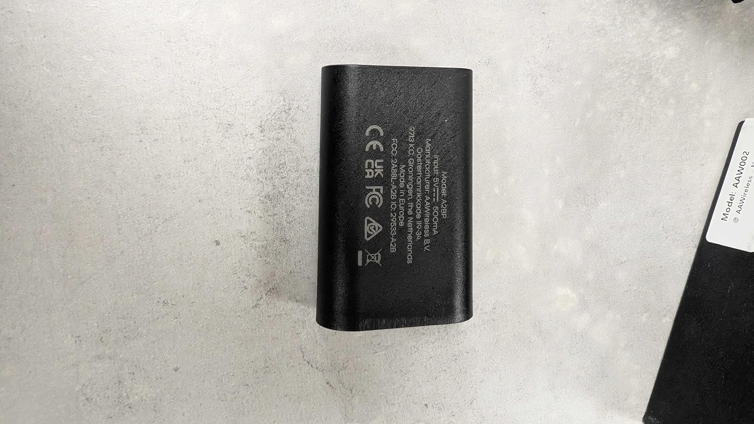 Aawireless Two+ Android Auto & Apple Carplay 2-In-1 Adapter &mdash; Wireless Connection via Bluetooth & Wifi &mdash; Suitable for Ios 10+ & Android 11+ &mdash; Multifunctional Button &mdash; Made in Europe