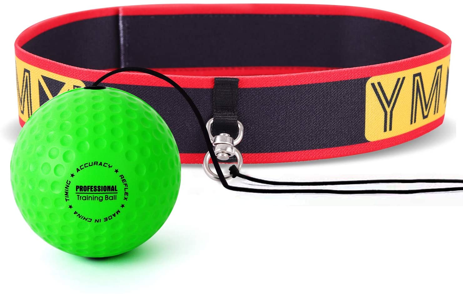 YMX BOXING Reflex Ball Set - 4 React Reflex Ball plus 2 Adjustable Headband, Great for Reflex, Timing, Accuracy, Focus and Hand Eye Coordination Training of Boxing image number 3