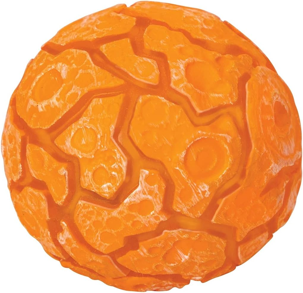 Needoh Magma Squishy Light up Meteorite Stress Ball - Glow in the Dark Squeeze Ball, LED Core with Oozing Magma Effect, Fidget Toy for Stress Relief, Anxiety & ADHD, Assorted Styles image number 1