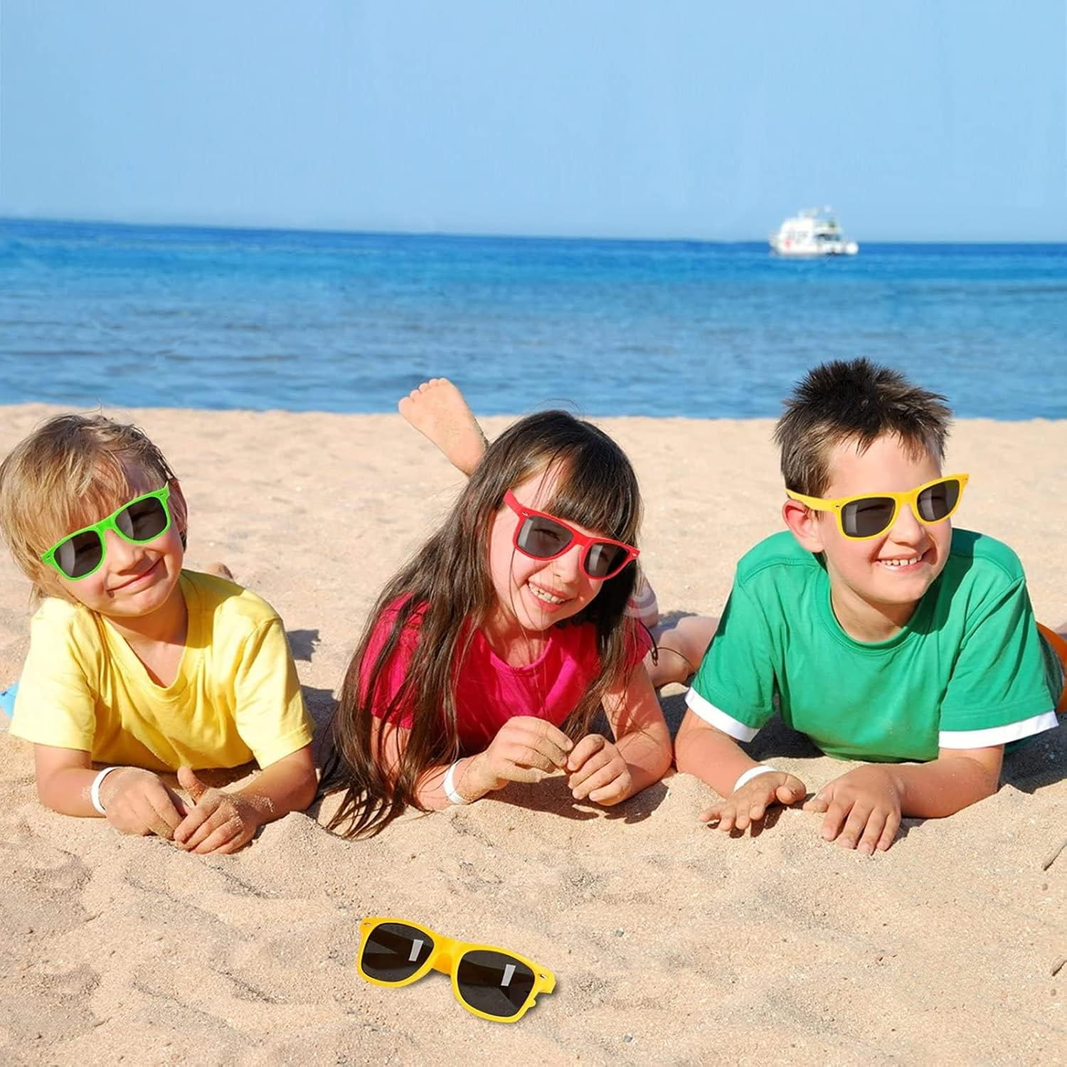 12 Pack Multi Coloured Sunglasses Perfect for Birthdays Party Gifts or Simply to Wear Outdoors
