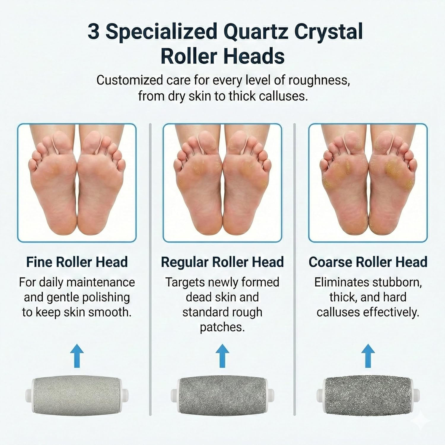 Quantum Lux Premium Electric Foot Callus Remover Kit 18 Pieces for Feet Foot Filer Dead Skin Remover for Feet Callous Remover Tool Electric Pedicure Foot File Kit Luxurious (Black) image number 1