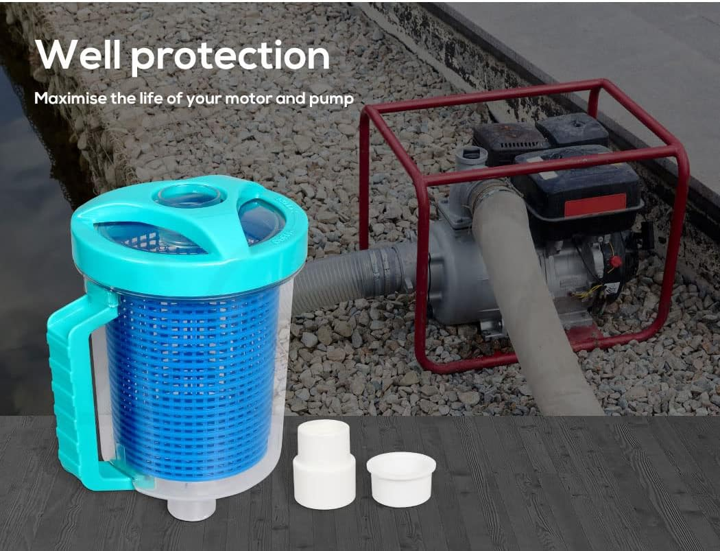 Traderight Pool Leaf Canister Catcher for Pool Vacuum with Mesh Basket, Leaf Canister/Leaf Trap Suction Catcher Cleaner Fits for Hayward, Zodiac, Pentair Pool Cleaner(&lrm;26 X 18 X 16.5 Cm) image number 6