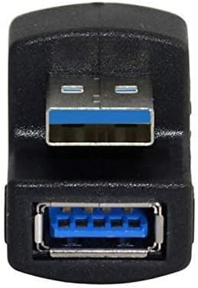 Cablecc 1 Set up & down Angled USB 3.0 Adapter a Male to Female Extension 180 Degree 5Gbps image number 6