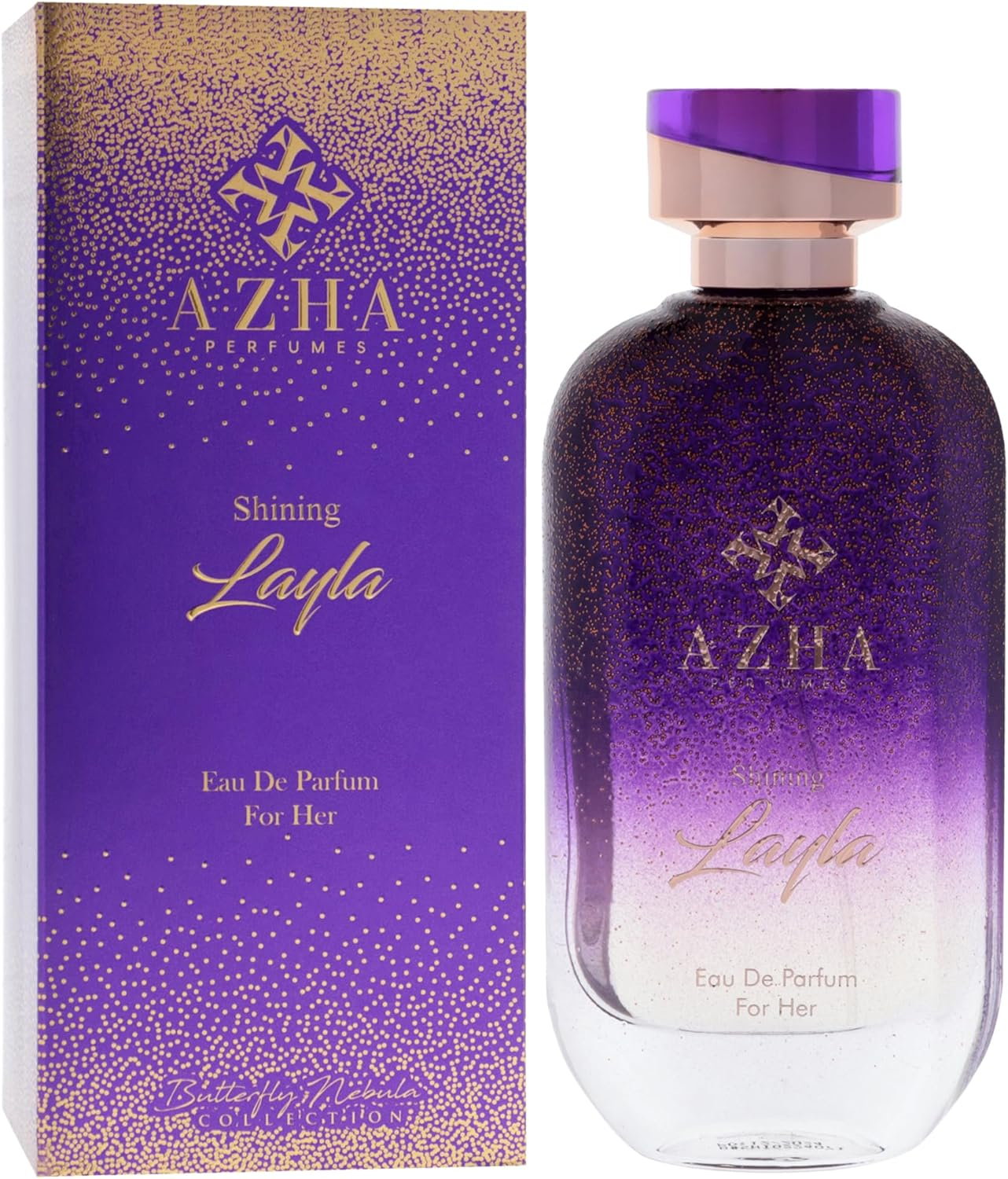 Butterfly Nebula Collection - Al Shining Layla by Azha for Women - 3.3 Oz EDP Spray image number 4