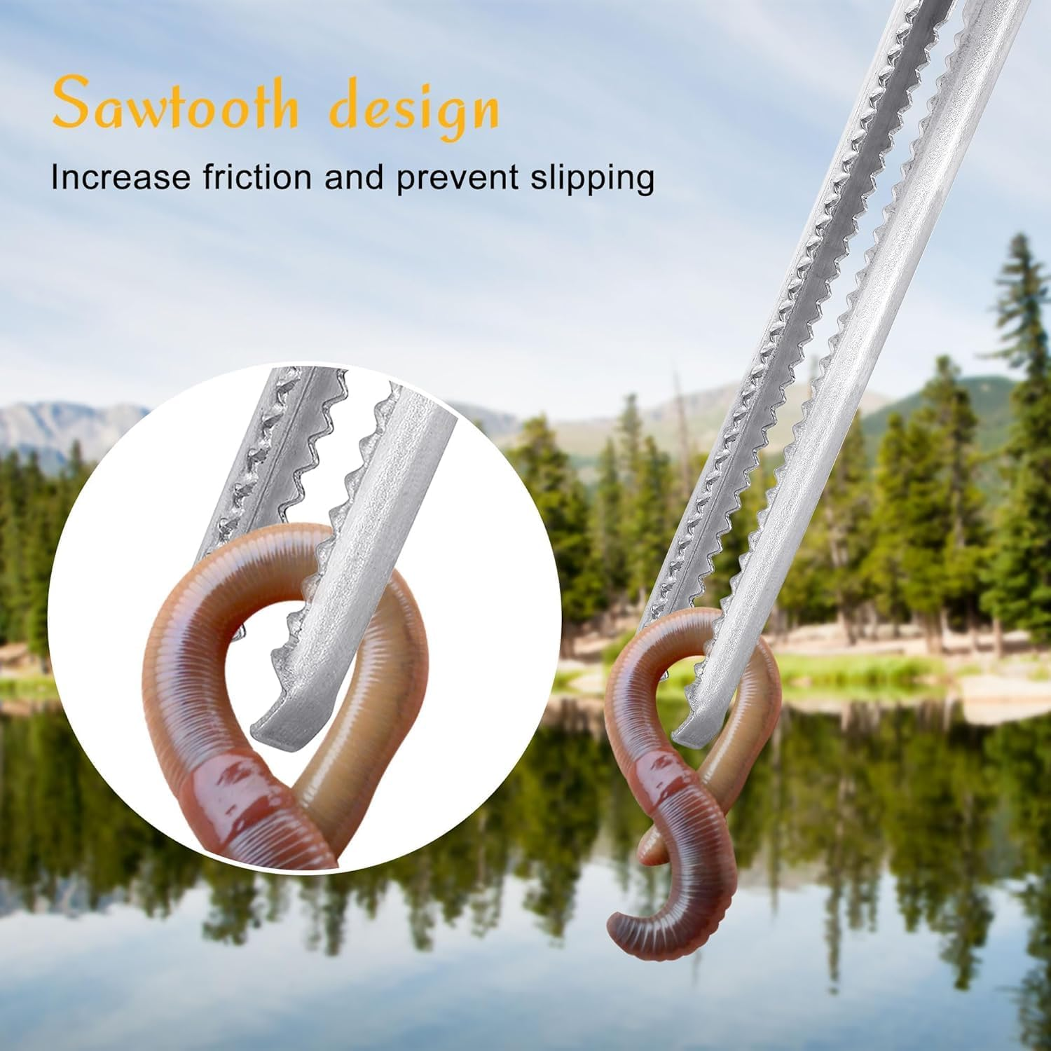 Anti-Skid Snake Feeding Tong Reptile Feeding Tong, 2Pcs Anti-Skid Stainless Steel Reptile Feeding Tong,Anti-Skid Stainless Steel Snake Feeding Tong,Anti-Skid Stainless Steel Snake Reptile Feeding Tong image number 4