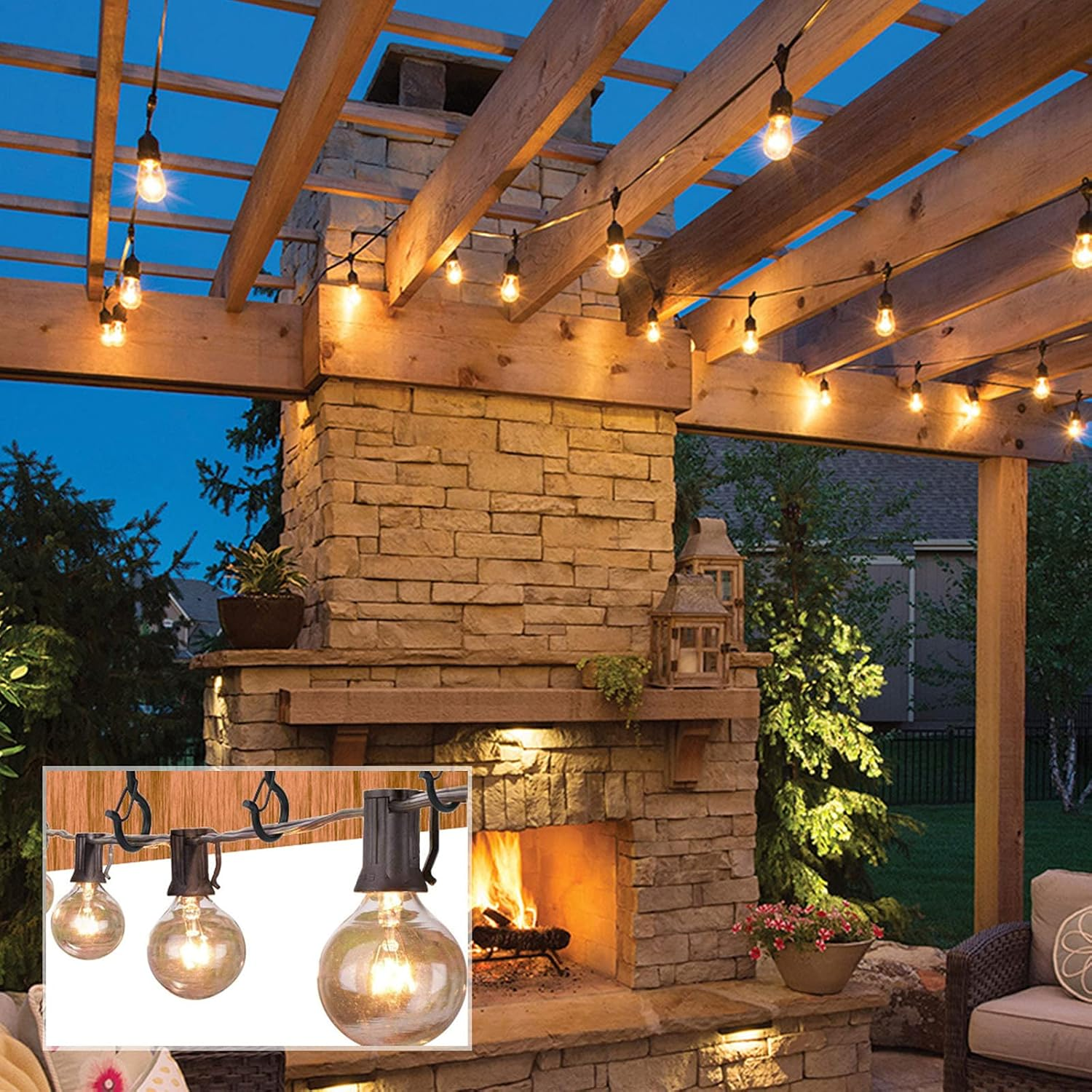 Benvo 10 Pieces Outdoor Q-Hanger Easy Release Screw Wire Hanger Hooks Christmas Light Hooks with Safe Buckle for String Lights New Year Party outside Led Wire and Fairy Light Hangers for House Garage image number 3