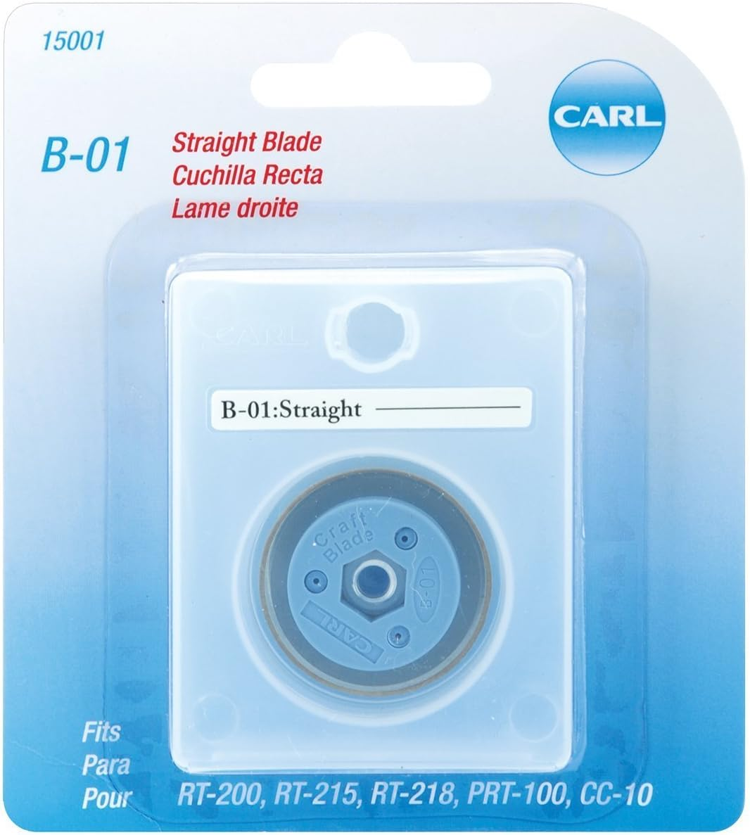 CARL B-01 Professional Rotary Trimmer Replacement Blade - Straight image number 2