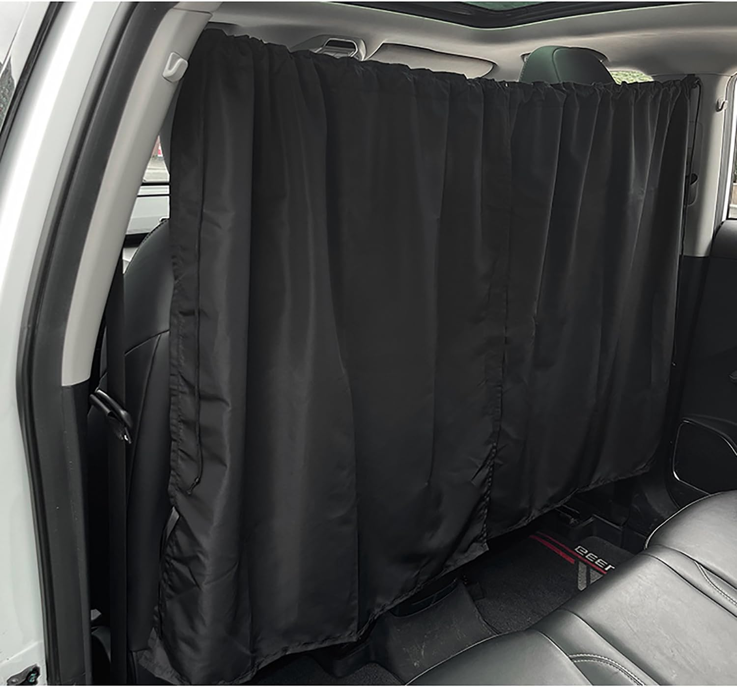 BEANPRECOY 3Pcs Car Privacy Curtains 95 Percent Blackout Car Window Covers UV Protection for Car Camping Breathable Comfortable Easy to Clean Rear Seat Curtains Adapt to All Kinds of Cars Suvs Pickups image number 2