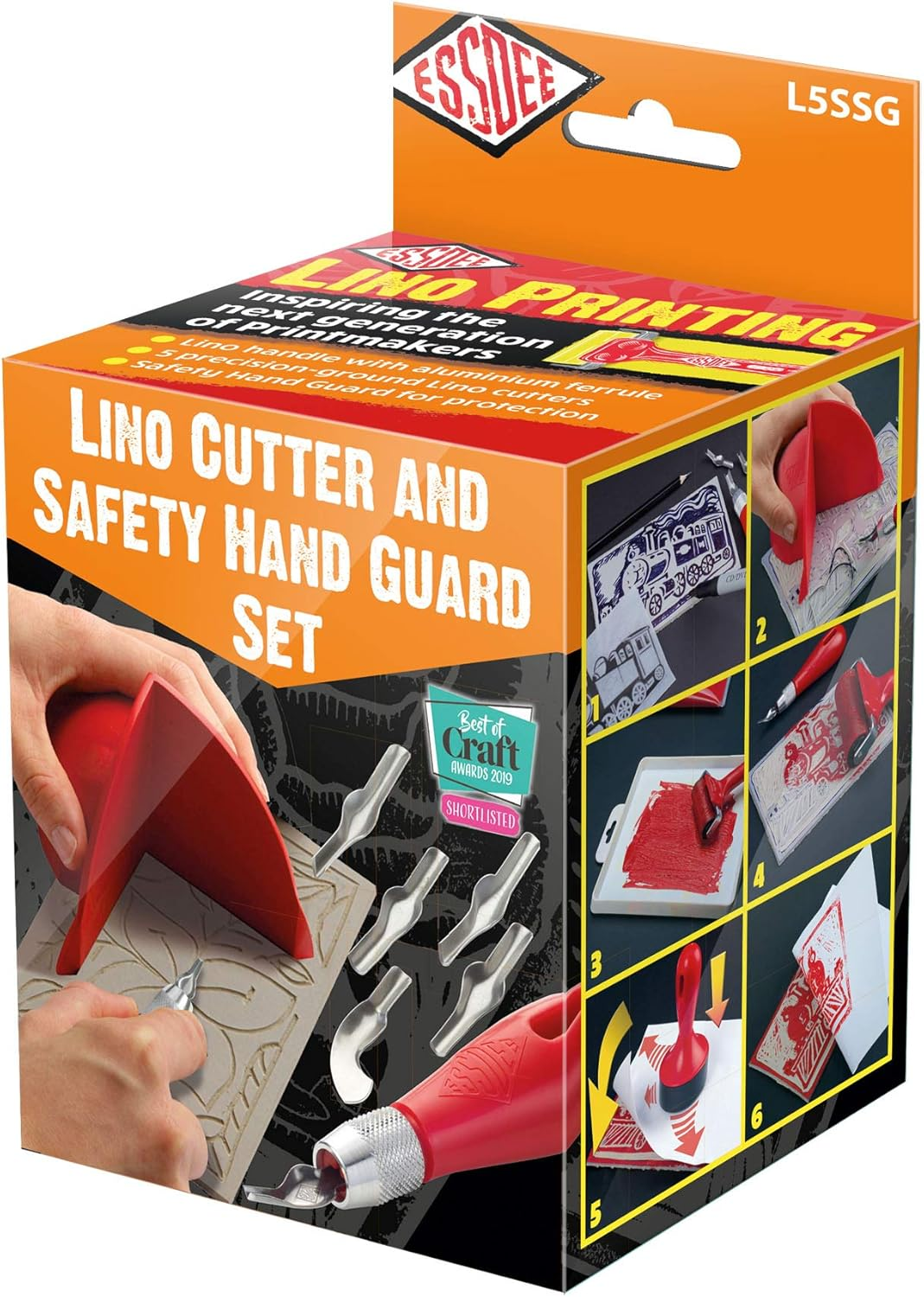 Essdee Lino Cutter and Safety Hand Guard Set image number 2