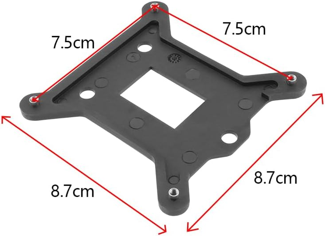 LT Easiyl 2Pcs CPU Cooler Mounting Bracket, LGA 1150/1155, 8.7Cm X 8.7Cm, Desktop, Server image number 1