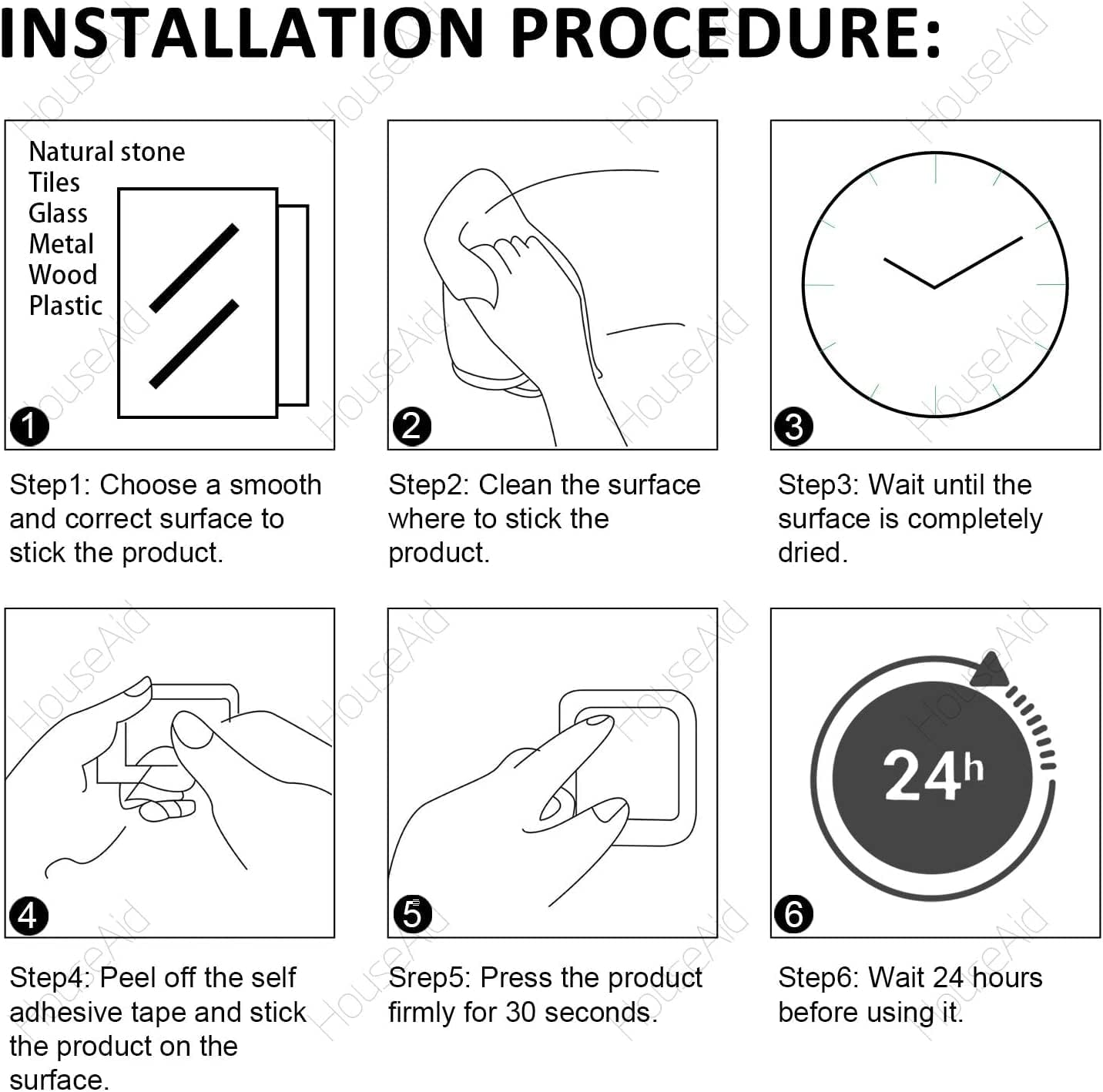 Self Adhesive Toilet Paper Roll Holder,Toilet Paper Holder for Bathroom Washroom Kitchen Stick on Wall Mount Matt Black 2 Pack - Black-2Pcs image number 5