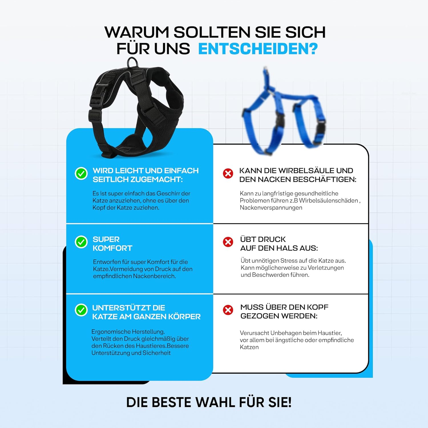 Cat Harness with Lead, Black Soft Harness for Cats, Chest Harness, Cat Harness, Cat Harness image number 6