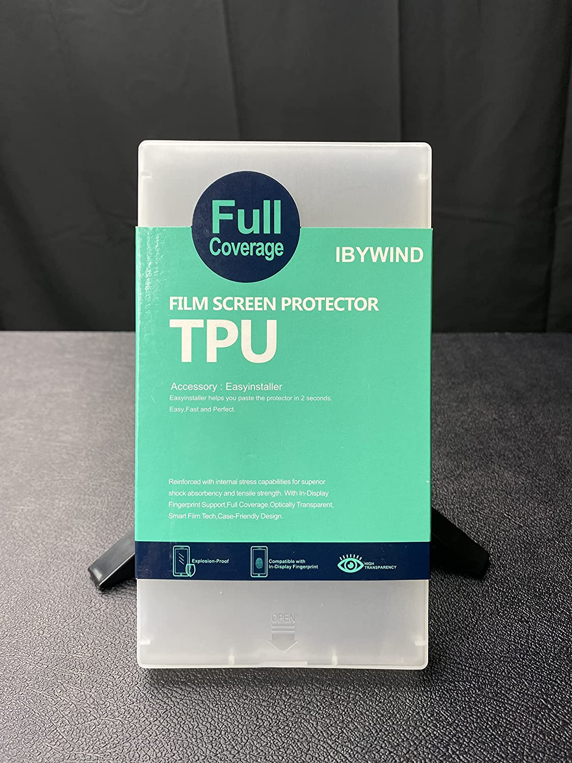 IBYWIND Screen Protector for Motorola Edge 30 Ultra 5G(6.67 Inches),With 2Pcs Flexible TPU Film,1Pc Camera Lens Protector,1Pc Backing Carbon Fiber Film [Fingerprint Reader,Easy to Install] image number 5