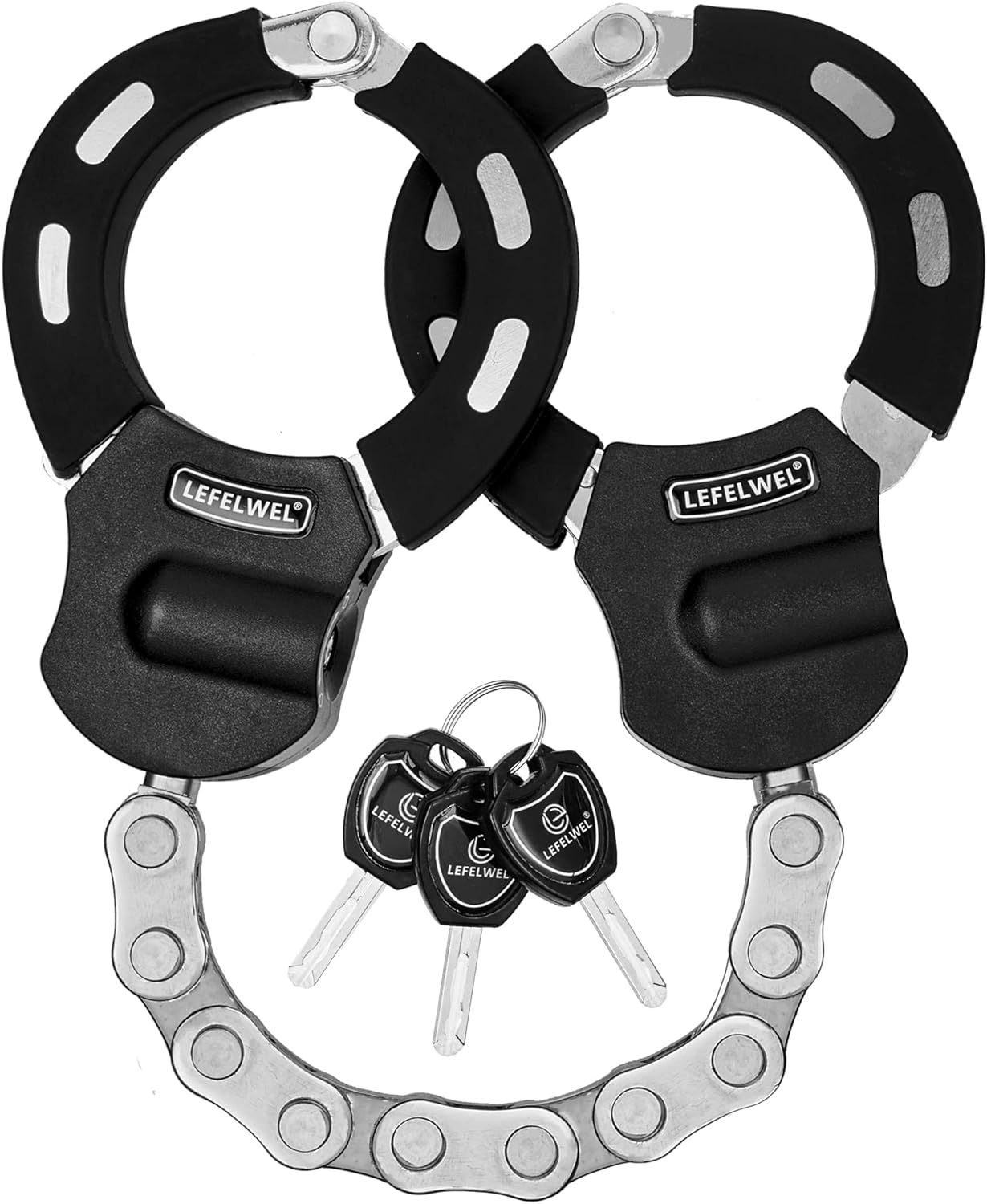 Scooter Lock,Bike Chain Lock,Electric Scooter Locks anti Theft for Electric Scooter Segway,Ninebot,Xiaomi, Razor and Bicycle Lock Cable Accessories, (Lfw_Lock)