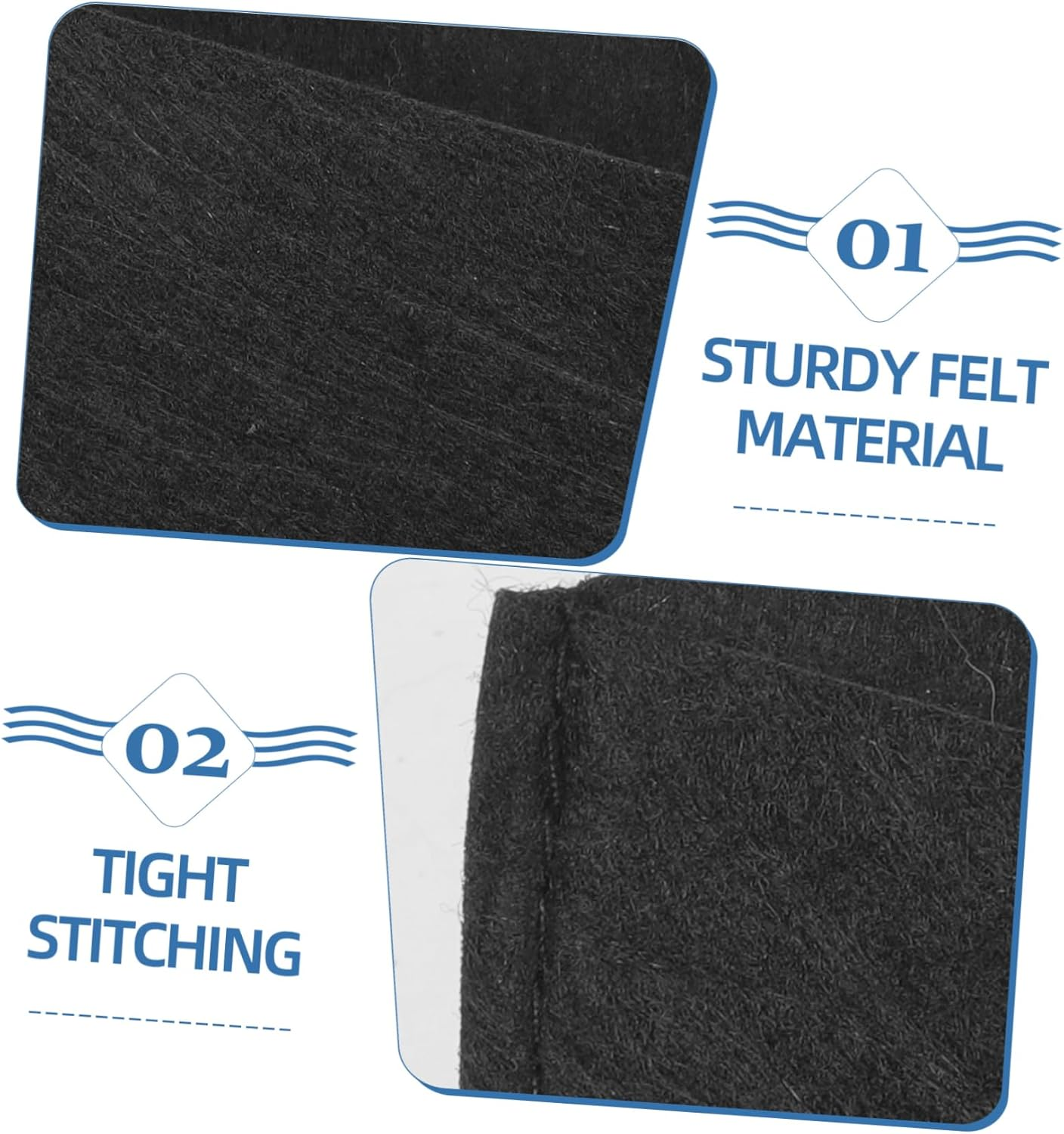 SEWOART 3Pcs Felt Plant Pots Liner for and Bonsai Breathable Nursery Replacement Liners for Hanging Baskets Gardening Supplies for Decor