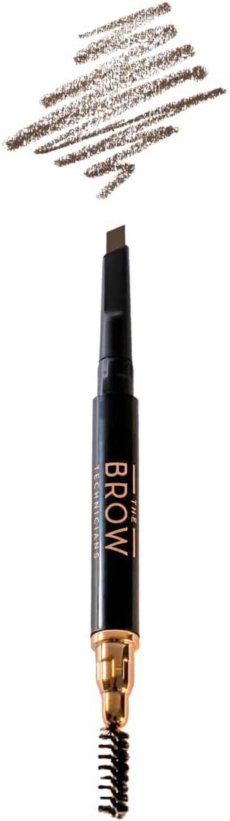 The Brow Technicians Waterproof Eyebrow Pencil - Angled Tip, Long-Lasting, Smudge-Proof, Glide-On Formula, Dual-Ended, Vegan, Oily Skin Approved (Taupe) image number 1