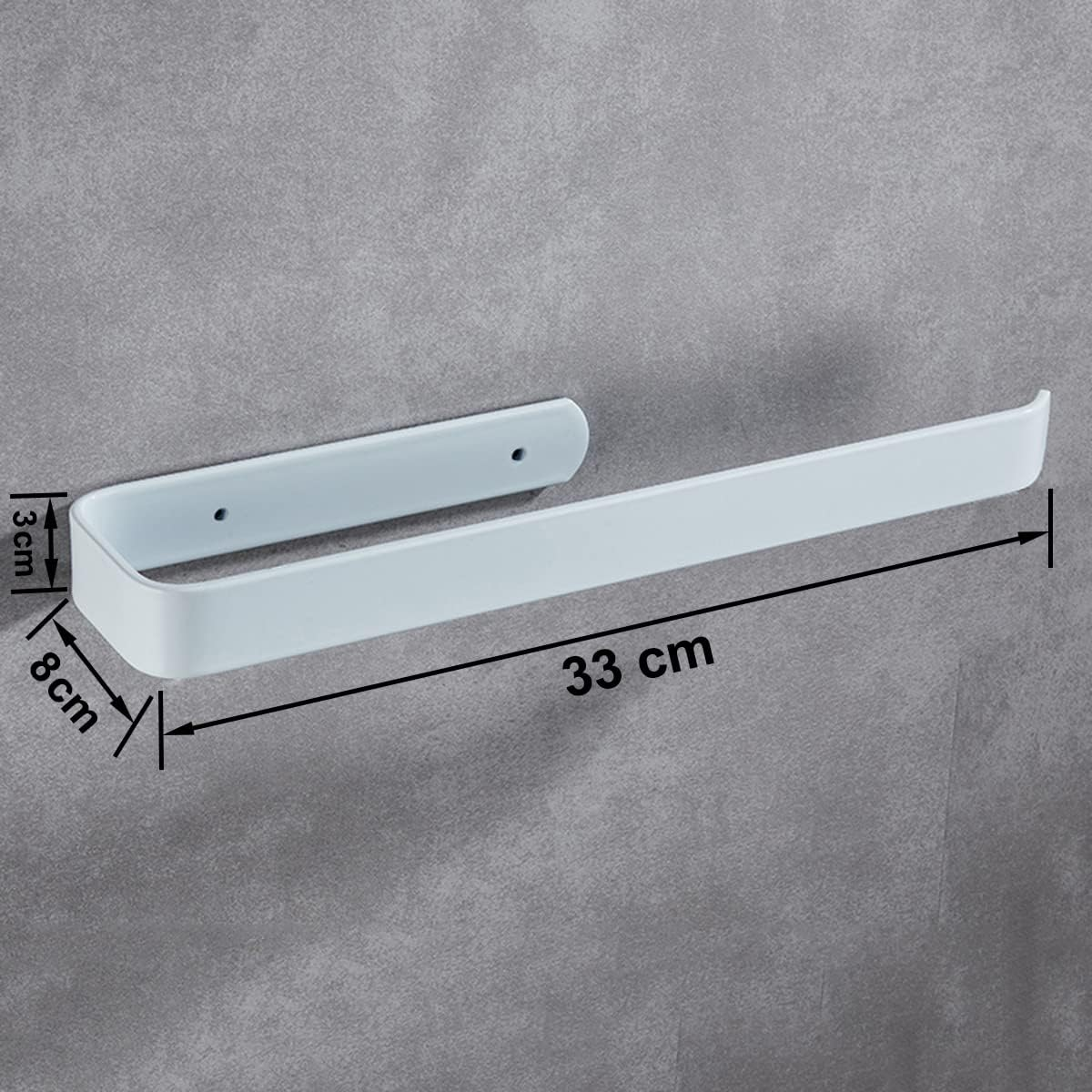 Towel Rail Wall Mounted, Self Adhesive Towel Rail, Aluminum Towel Rack for Bathroom, Kitchen, Toilet, No Drilling Wall Towel Rack image number 3