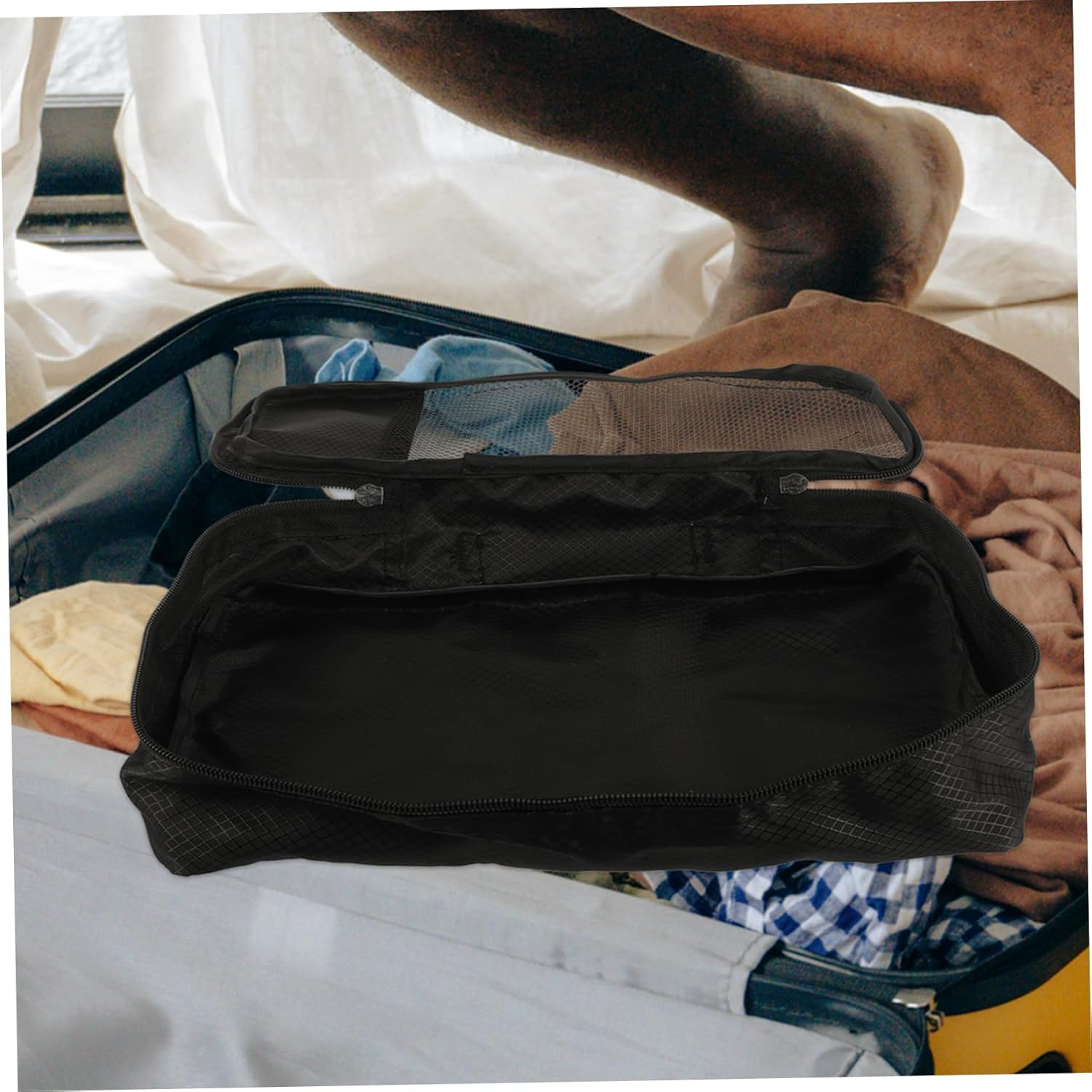 TINEASUR Travel Packing Cubes for Luggage Organizer Bags for Efficient Packing Lightweight Storage Pouches with Zipper Design for Long Trips image number 5