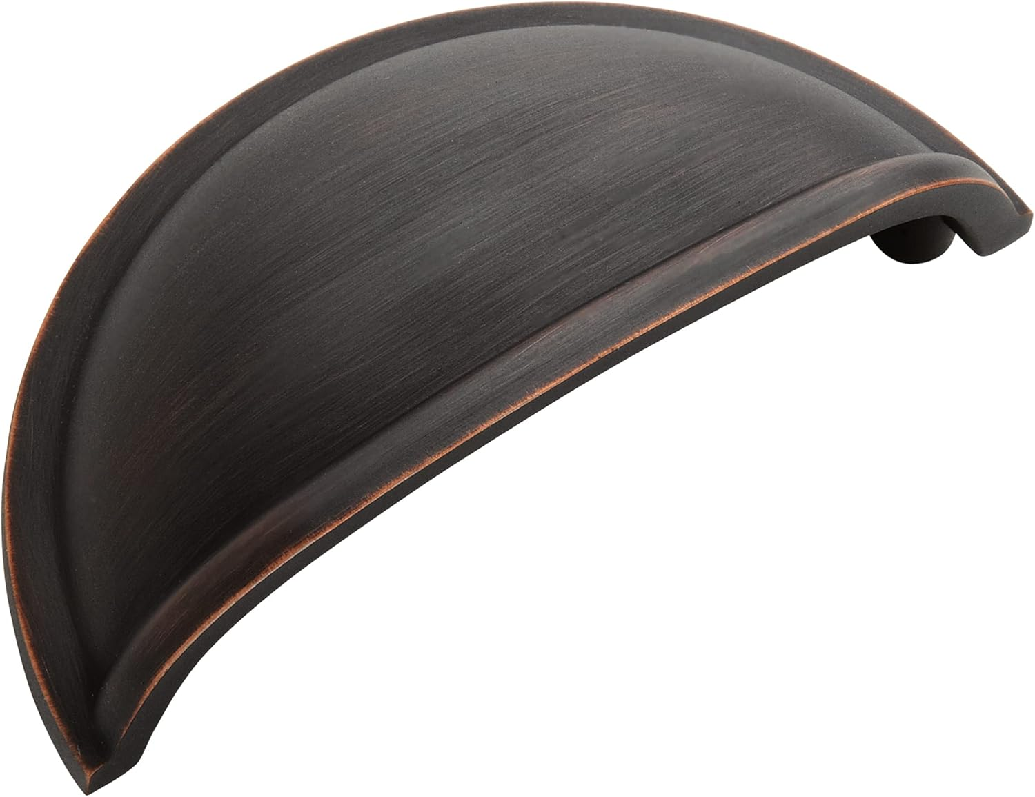 Amerock Cup Pulls Cup Pulls 3 in (76 Mm) Center-To-Center Oil-Rubbed Bronze Cabinet Cup Pull, Oil-Rubbed Bronze