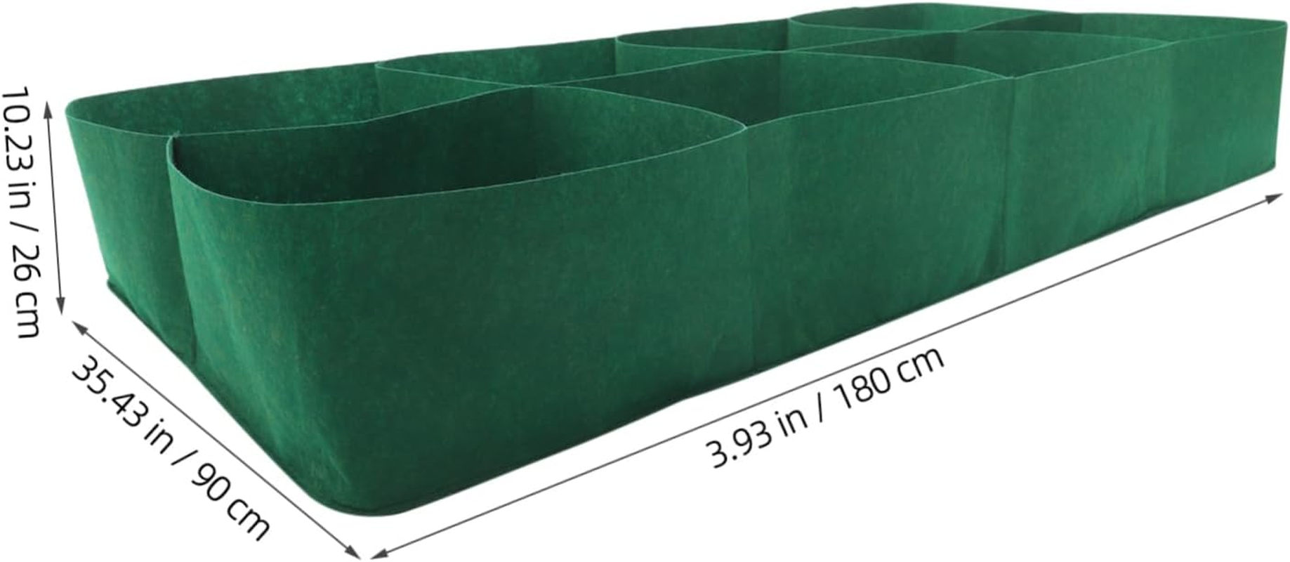 Toddmomy Felt Garden Bed Planting Holder Grow Bags for Vegetables and Herbs Nonwoven Breathable Design for Healthy Root Growth image number 3