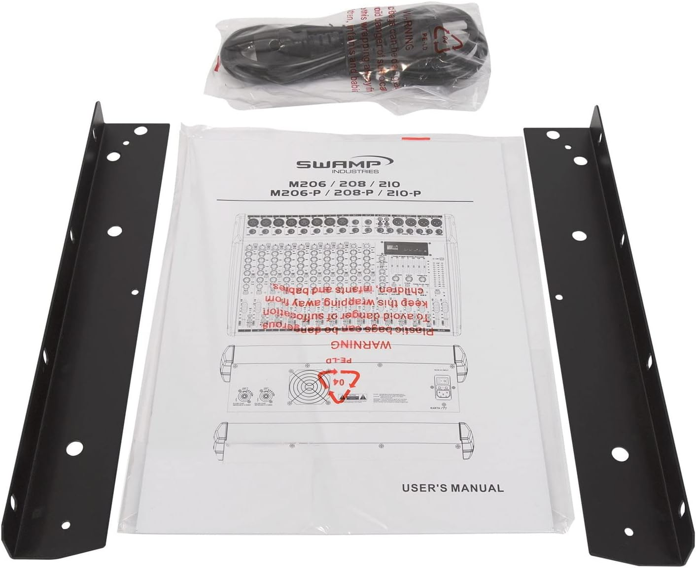 SWAMP 10 Channel Mixing Desk Console 8 Preamps, FX, AUX, USB, MP3, Bluetooth