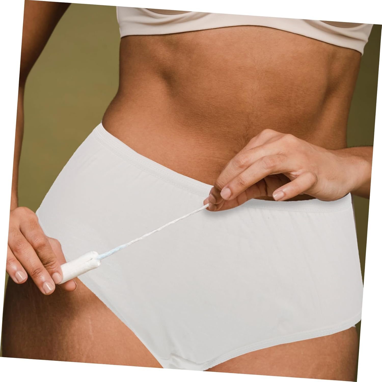 Baluue 4Pcs Disposable Postpartum Panties for Women XXL Size Soft Cotton Portable Maternity Underwear for Post-Birth Recovery White image number 3