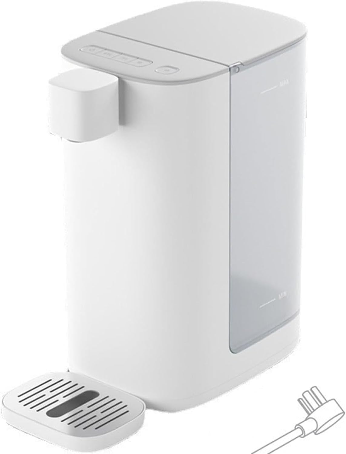 ◉ 3L Instant Hot Water Dispenser, 4 Adjustable Temps Quick Heat, Electric Water Boiler with Water Shortage Warning, Portable Electric Kettle with Safety Lock with Light | Hot Tea Coffe image number 4