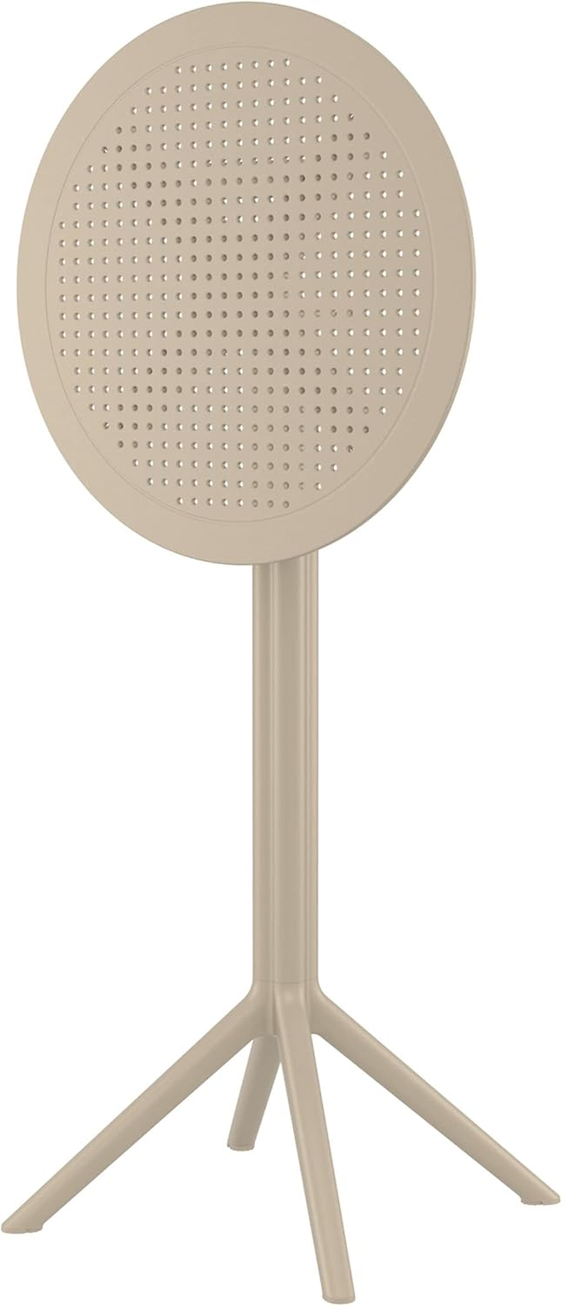 Sky Folding 60 round Bar Table, Taupe image number 1