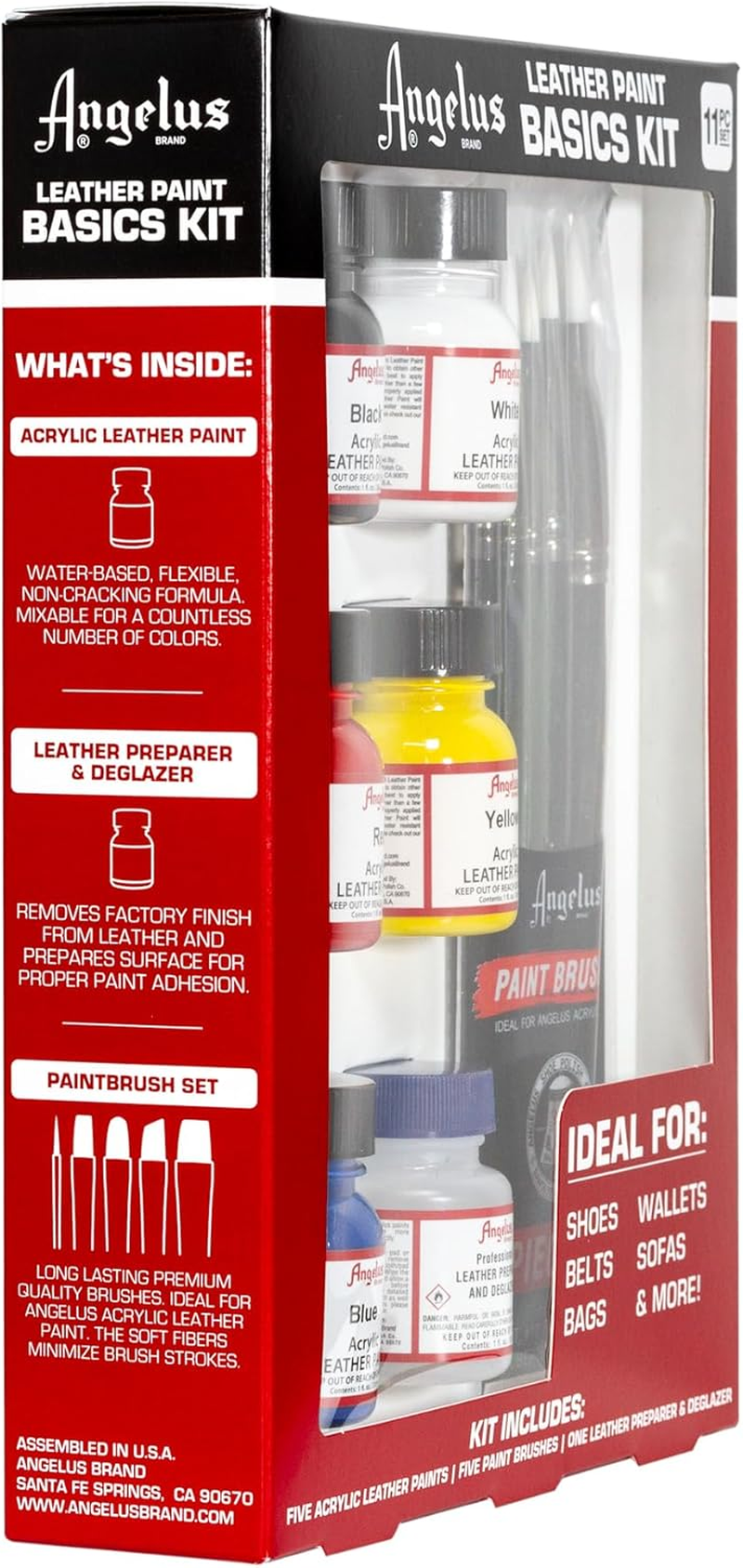 Angelus Leather Paint Basics Kit