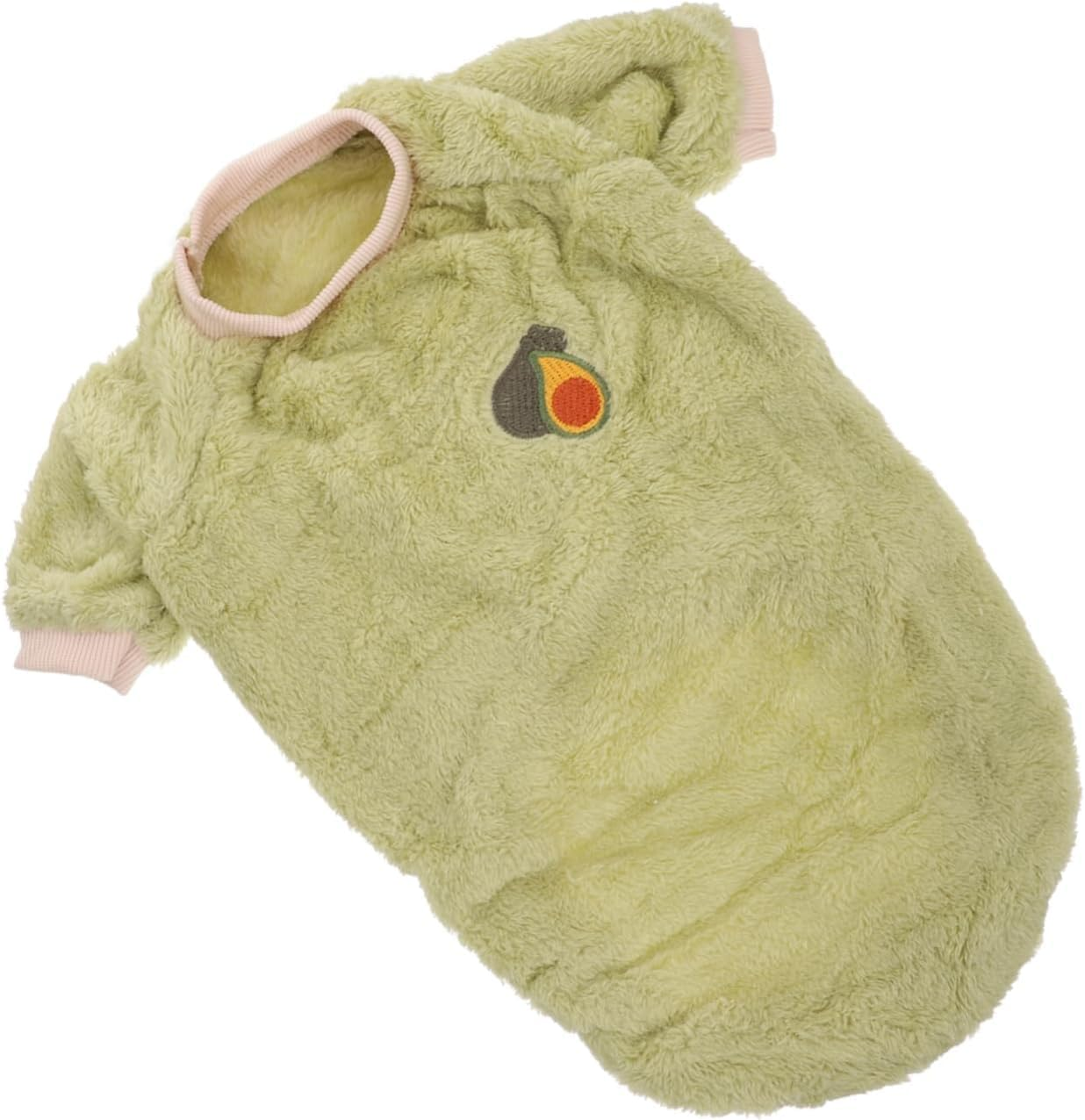 1Pc Clothes for Pets Dog Coat Dog Clothing Winter Pet Clothes Girls Pajamas Dog Sweaters for Small Dogs Wool Coat Fleece Nightgown Dog Vest Jacket Polyester Accessories Cartoon Dog